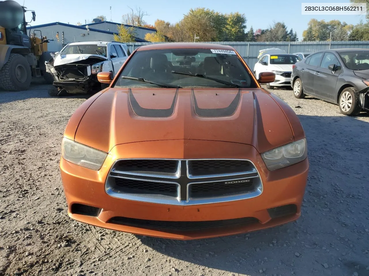 2011 Dodge Charger VIN: 2B3CL3CG6BH562211 Lot: 77449454