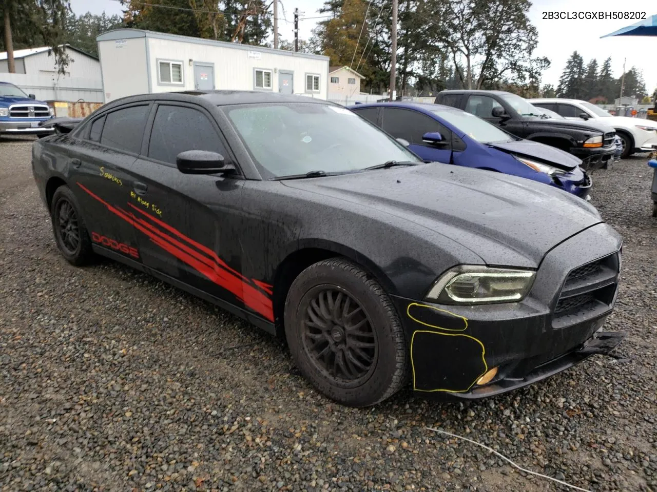 2011 Dodge Charger VIN: 2B3CL3CGXBH508202 Lot: 77908144