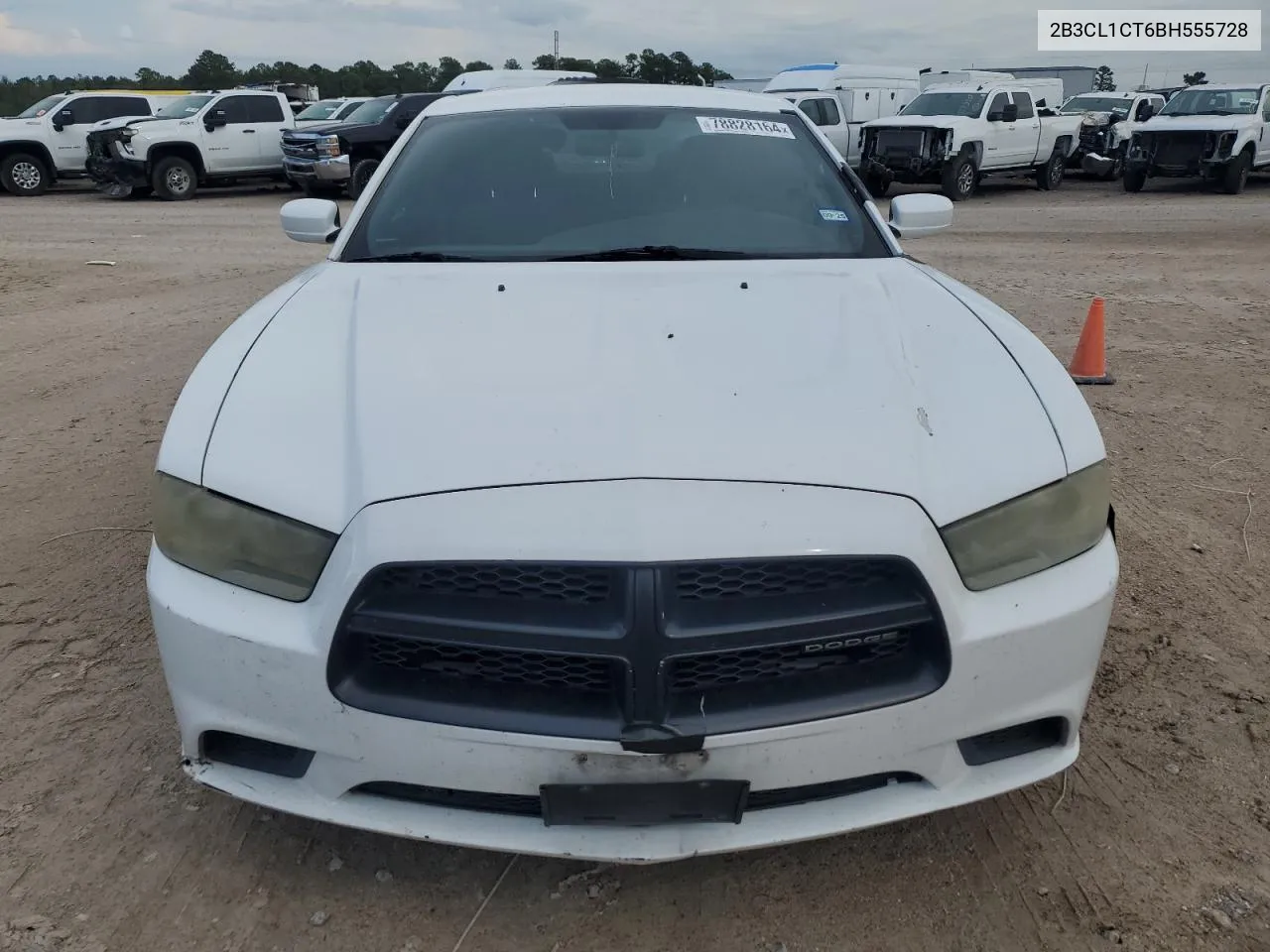 2011 Dodge Charger Police VIN: 2B3CL1CT6BH555728 Lot: 78828164