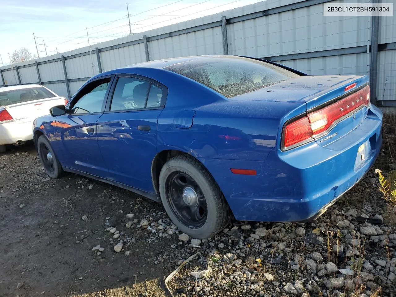 2011 Dodge Charger Police VIN: 2B3CL1CT2BH591304 Lot: 79553804