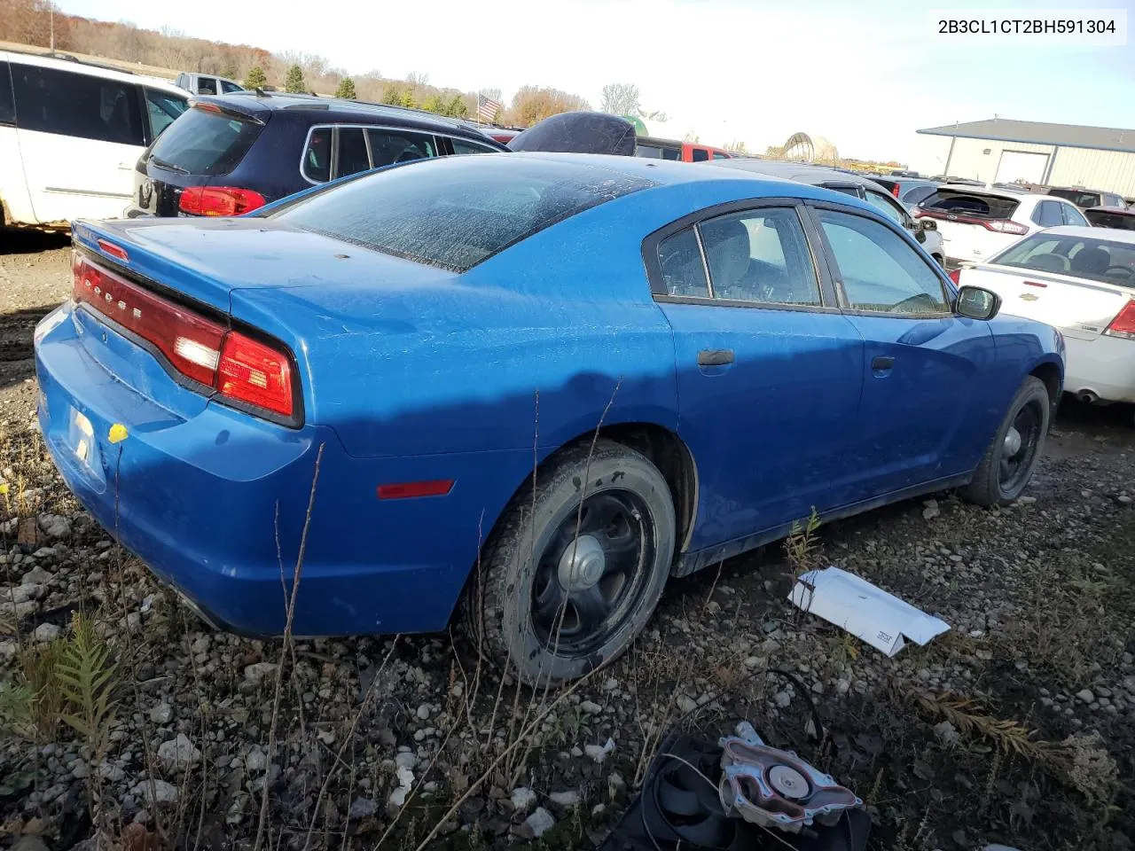 2011 Dodge Charger Police VIN: 2B3CL1CT2BH591304 Lot: 79553804