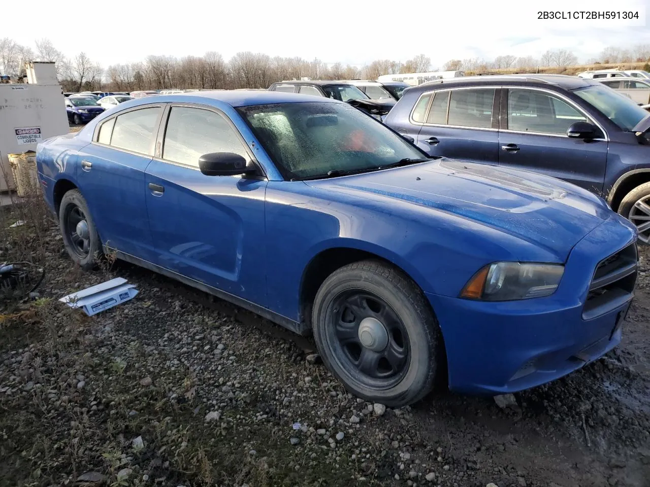 2011 Dodge Charger Police VIN: 2B3CL1CT2BH591304 Lot: 79553804