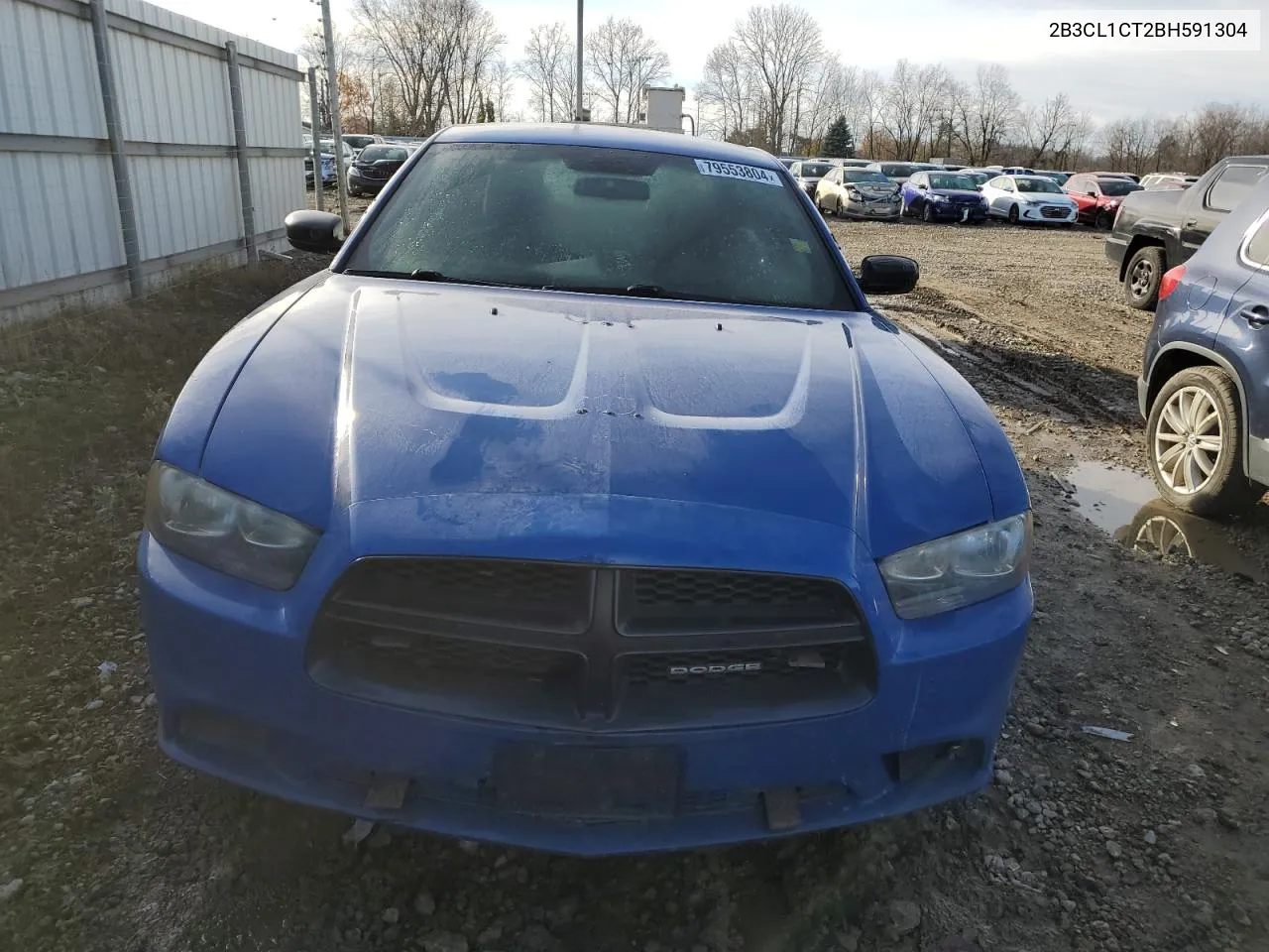 2011 Dodge Charger Police VIN: 2B3CL1CT2BH591304 Lot: 79553804