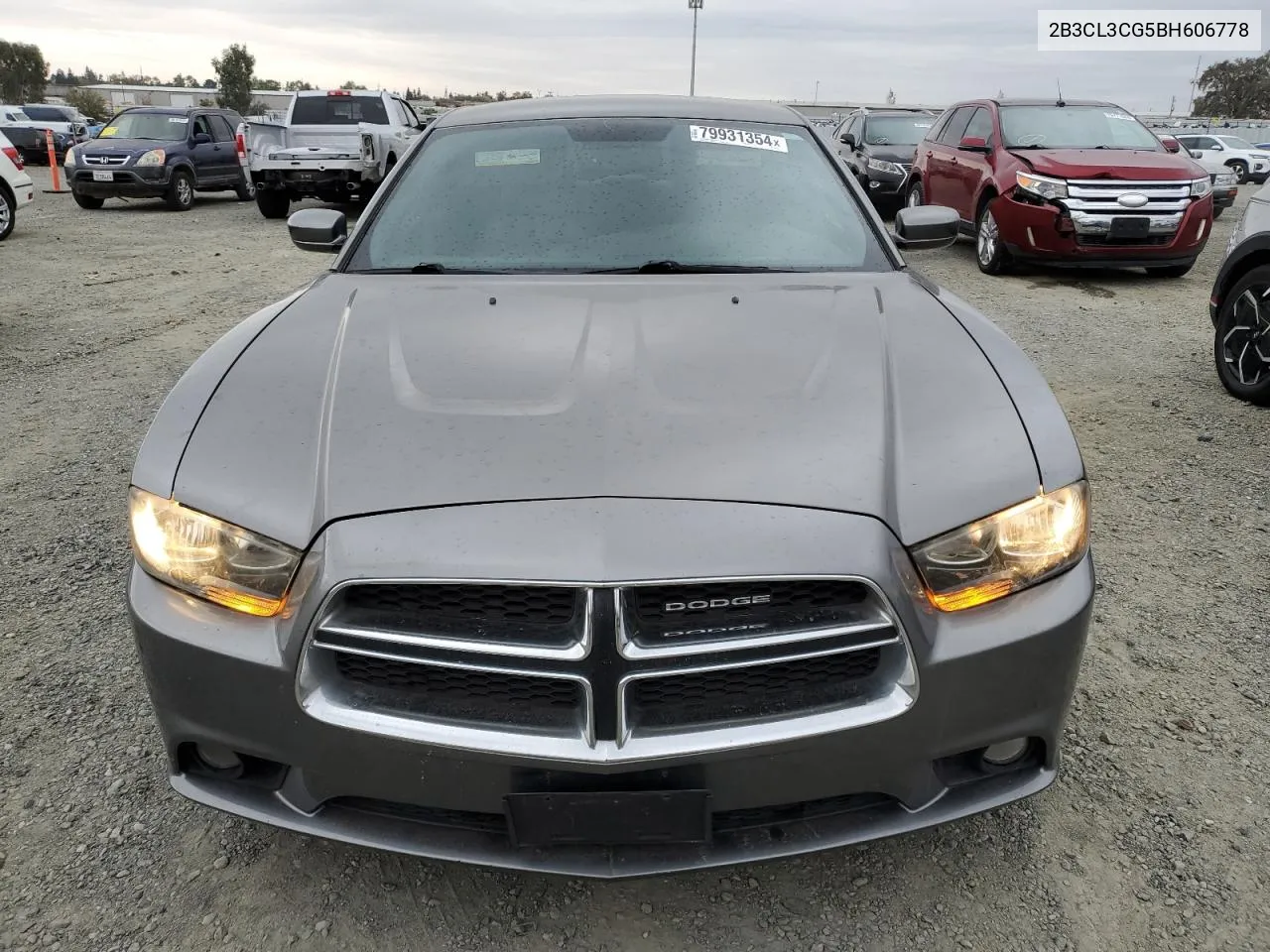 2011 Dodge Charger VIN: 2B3CL3CG5BH606778 Lot: 79931354