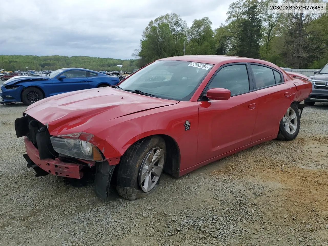 2012 Dodge Charger Se VIN: 2C3CDXBGXCH276453 Lot: 50655304