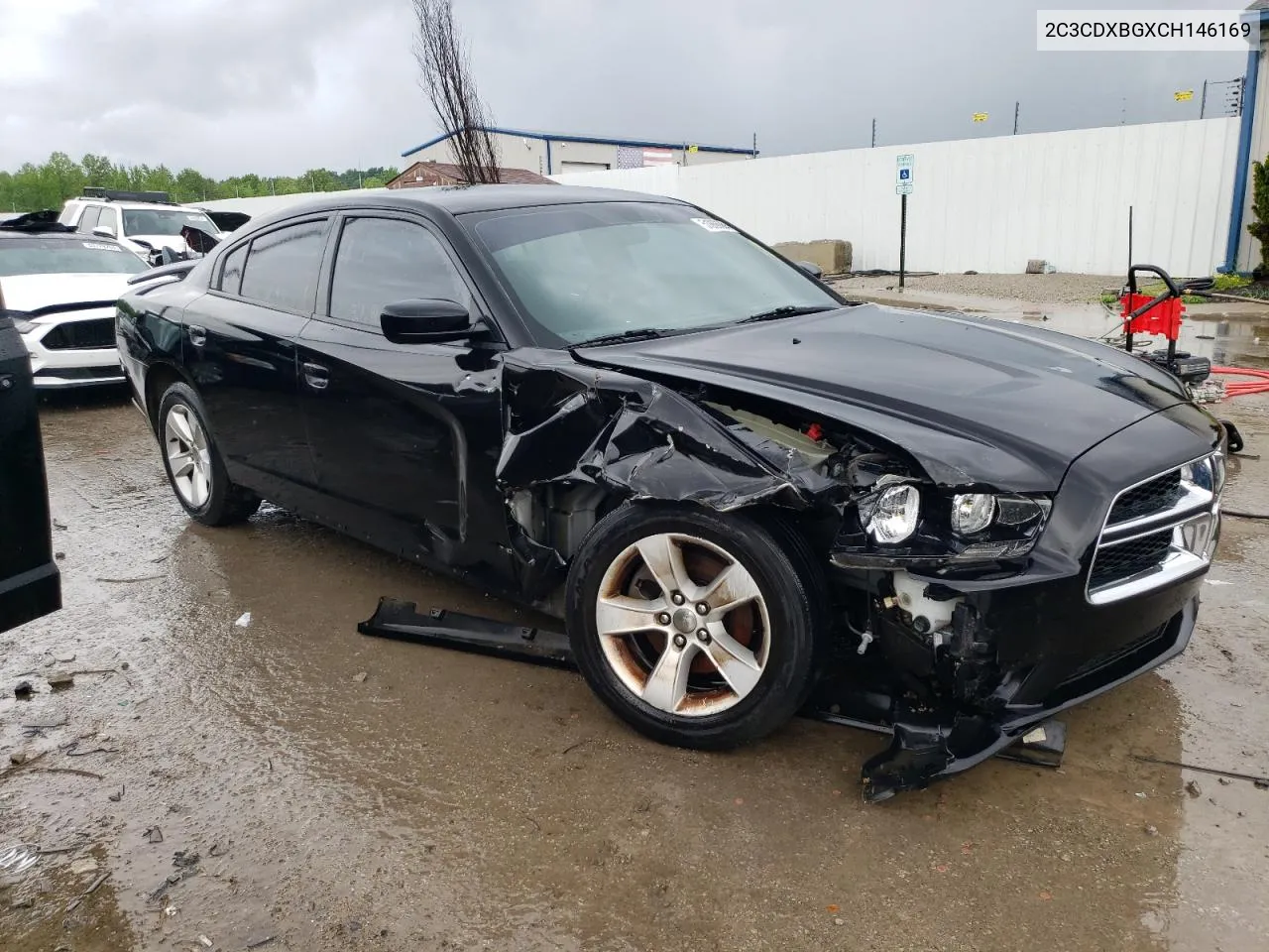 2012 Dodge Charger Se VIN: 2C3CDXBGXCH146169 Lot: 51068684