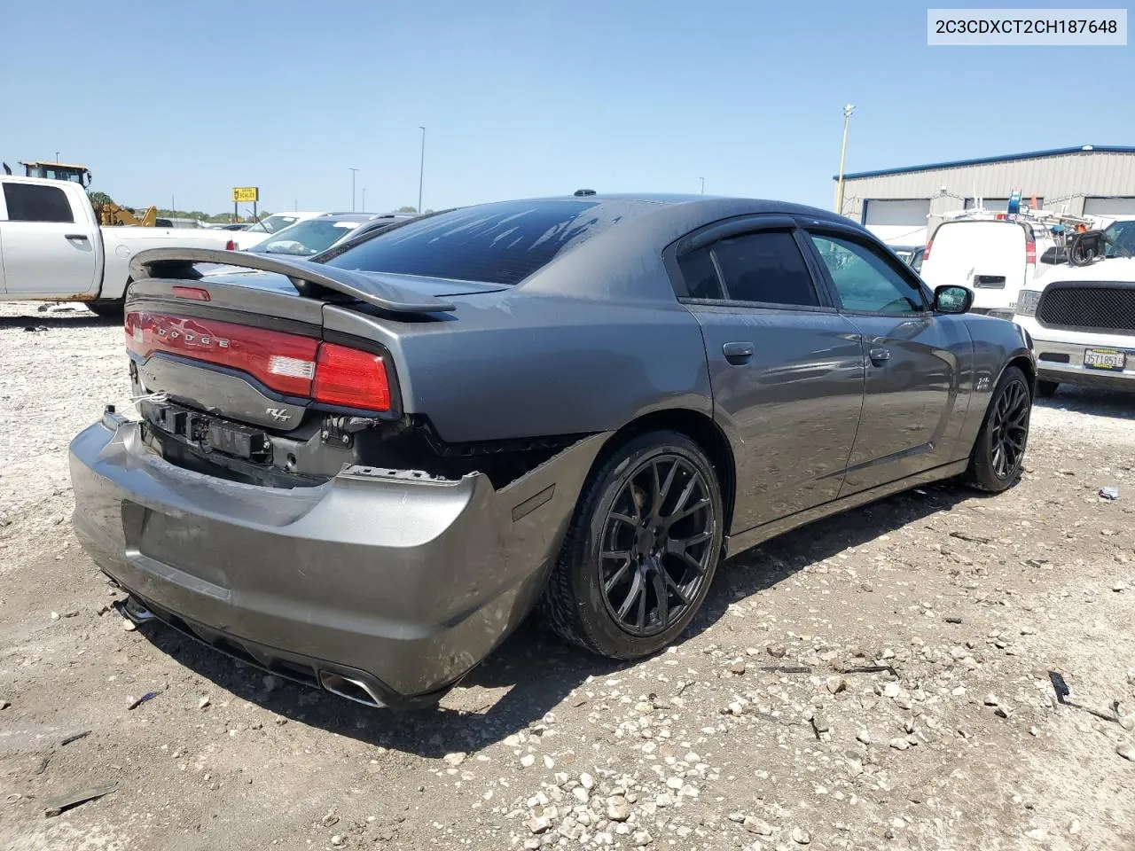 2C3CDXCT2CH187648 2012 Dodge Charger R/T