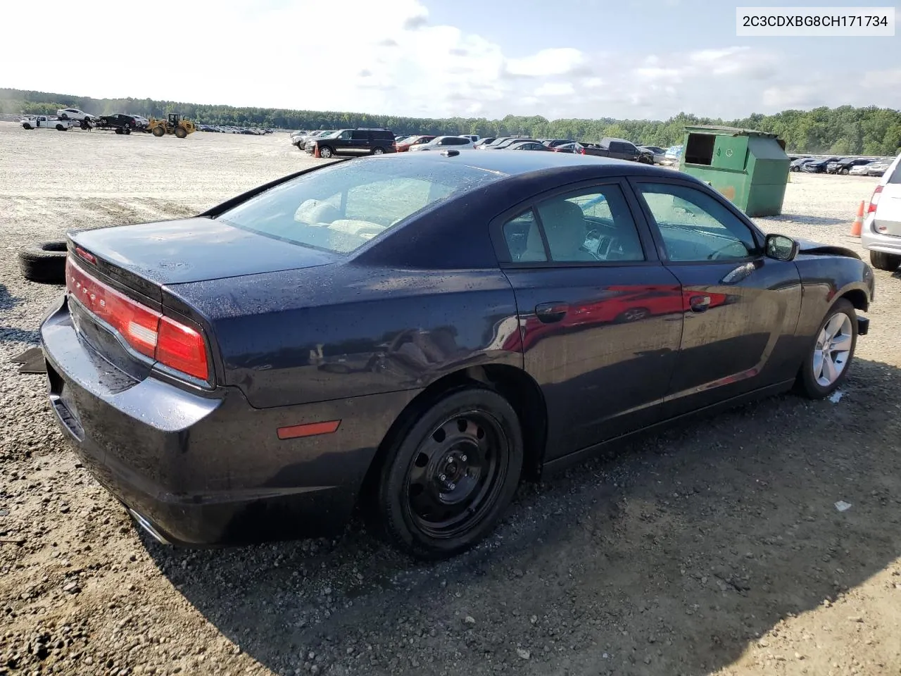 2012 Dodge Charger Se VIN: 2C3CDXBG8CH171734 Lot: 61699974