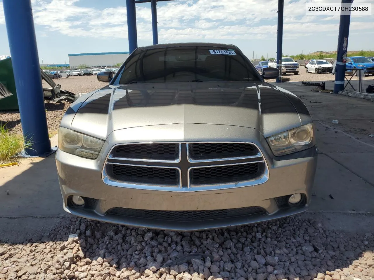 2012 Dodge Charger R/T VIN: 2C3CDXCT7CH230588 Lot: 61753424