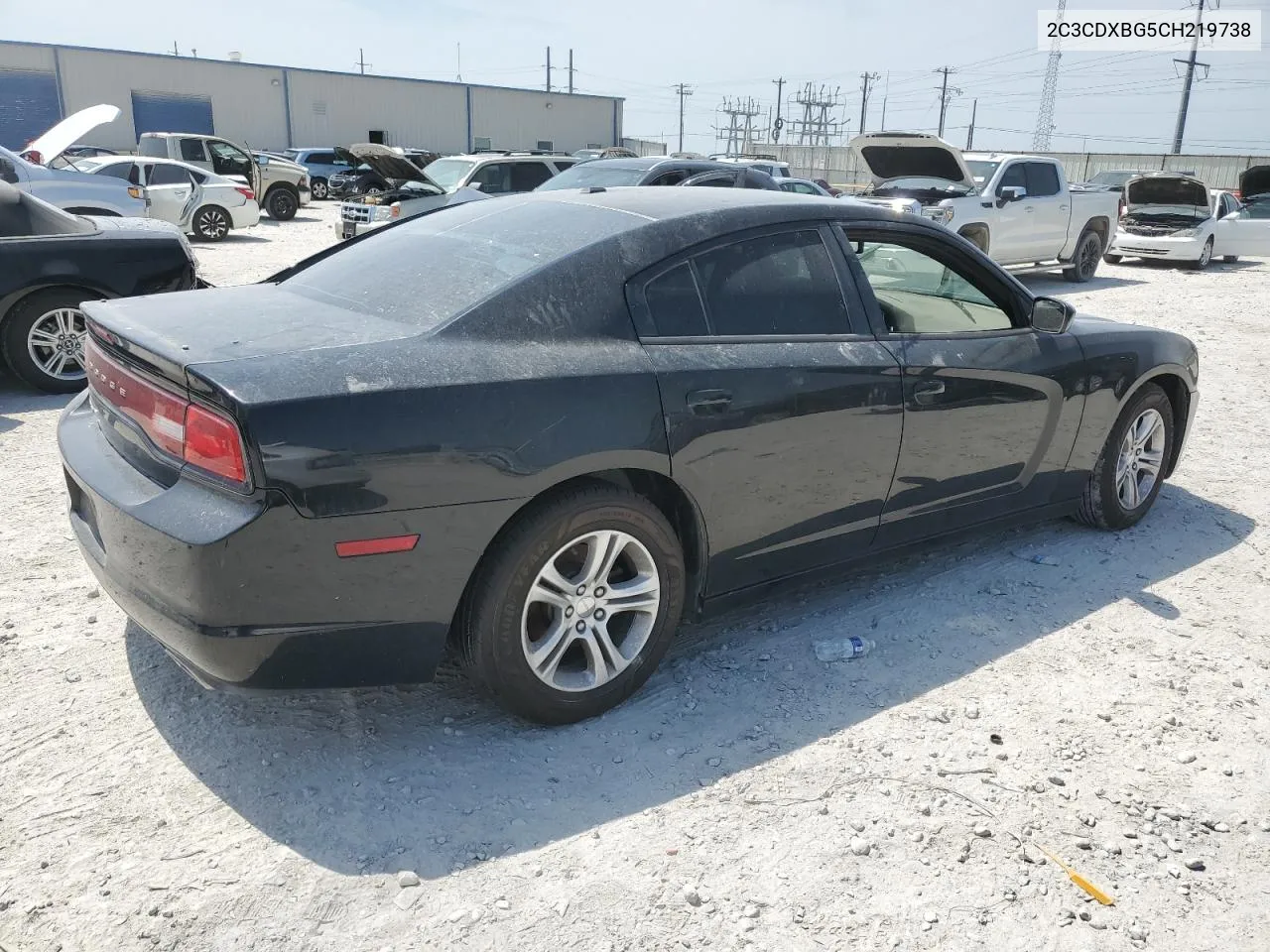 2012 Dodge Charger Se VIN: 2C3CDXBG5CH219738 Lot: 62461334