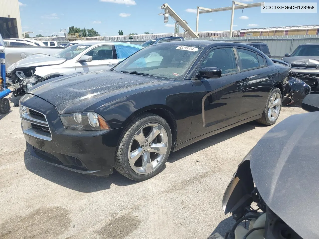 2012 Dodge Charger Sxt VIN: 2C3CDXHG6CH128968 Lot: 63295174