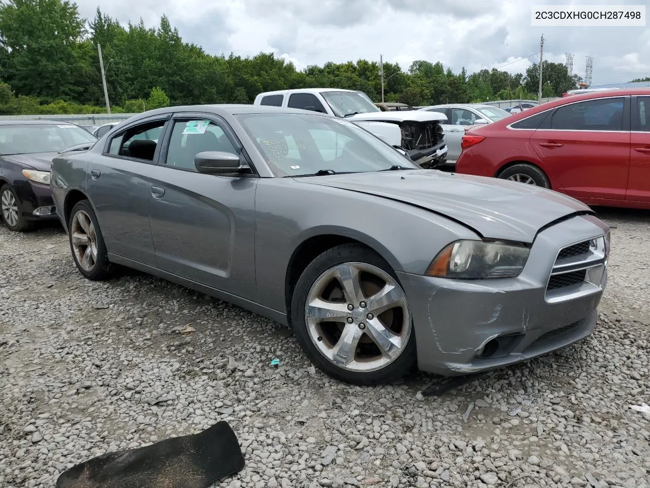 2012 Dodge Charger Sxt VIN: 2C3CDXHG0CH287498 Lot: 64081684