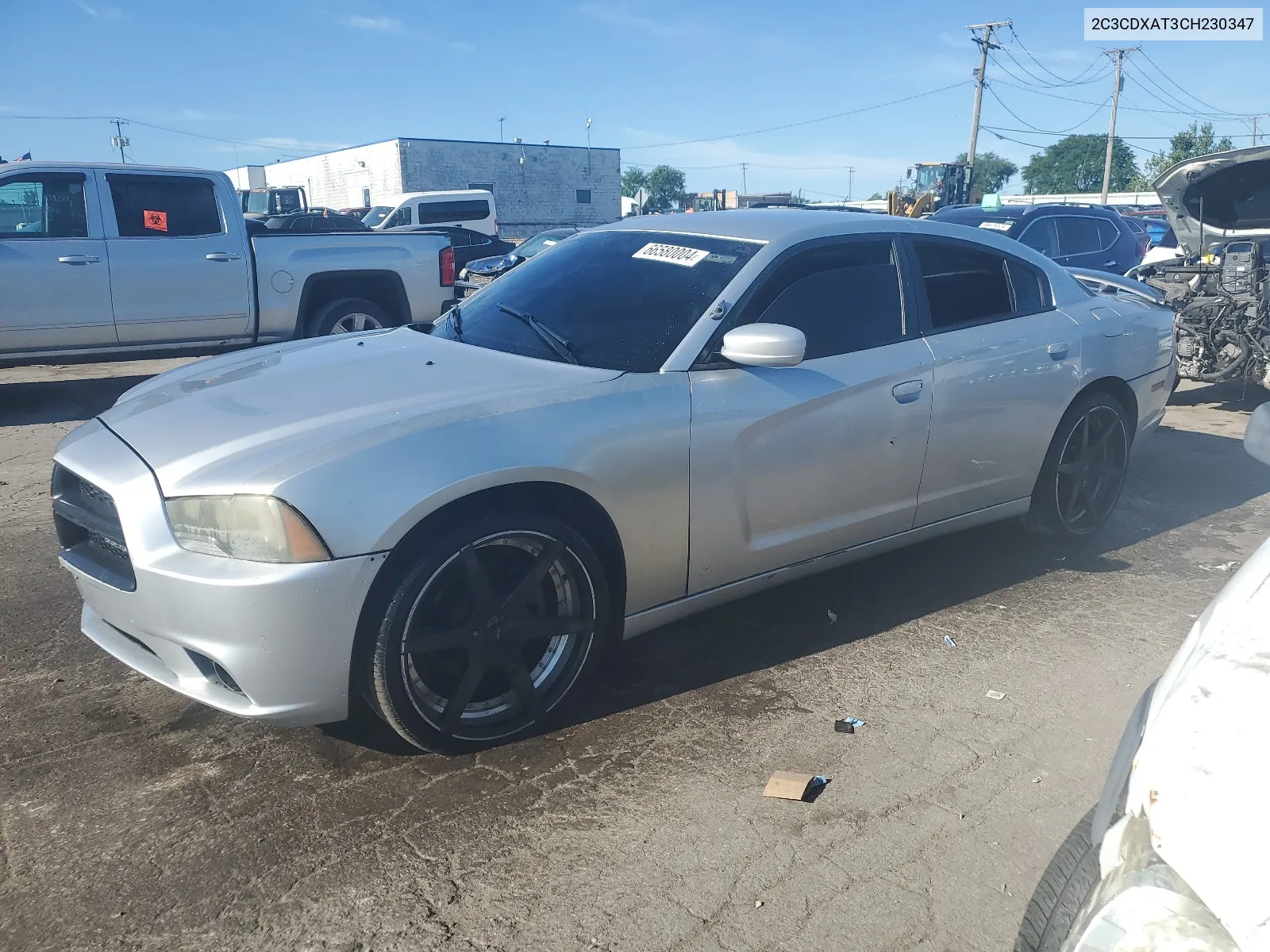 2012 Dodge Charger Police VIN: 2C3CDXAT3CH230347 Lot: 66580004