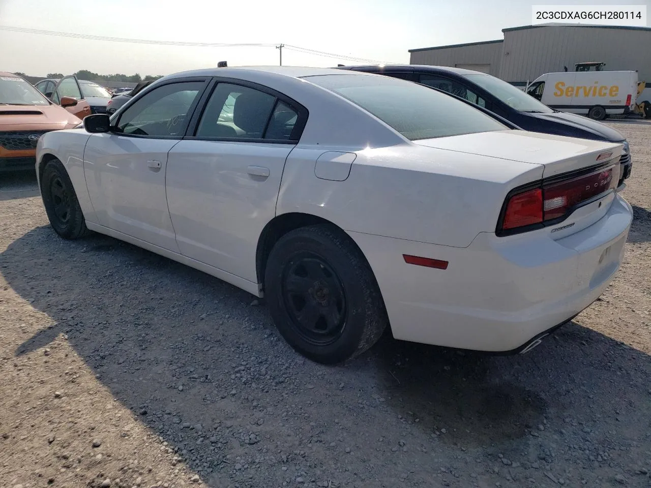 2C3CDXAG6CH280114 2012 Dodge Charger Police