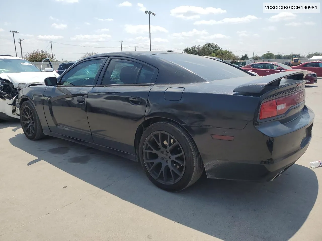 2012 Dodge Charger Se VIN: 2C3CDXBGXCH190981 Lot: 68233704