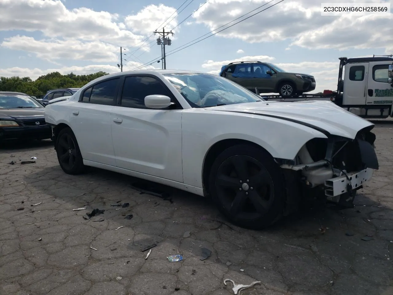 2C3CDXHG6CH258569 2012 Dodge Charger Sxt