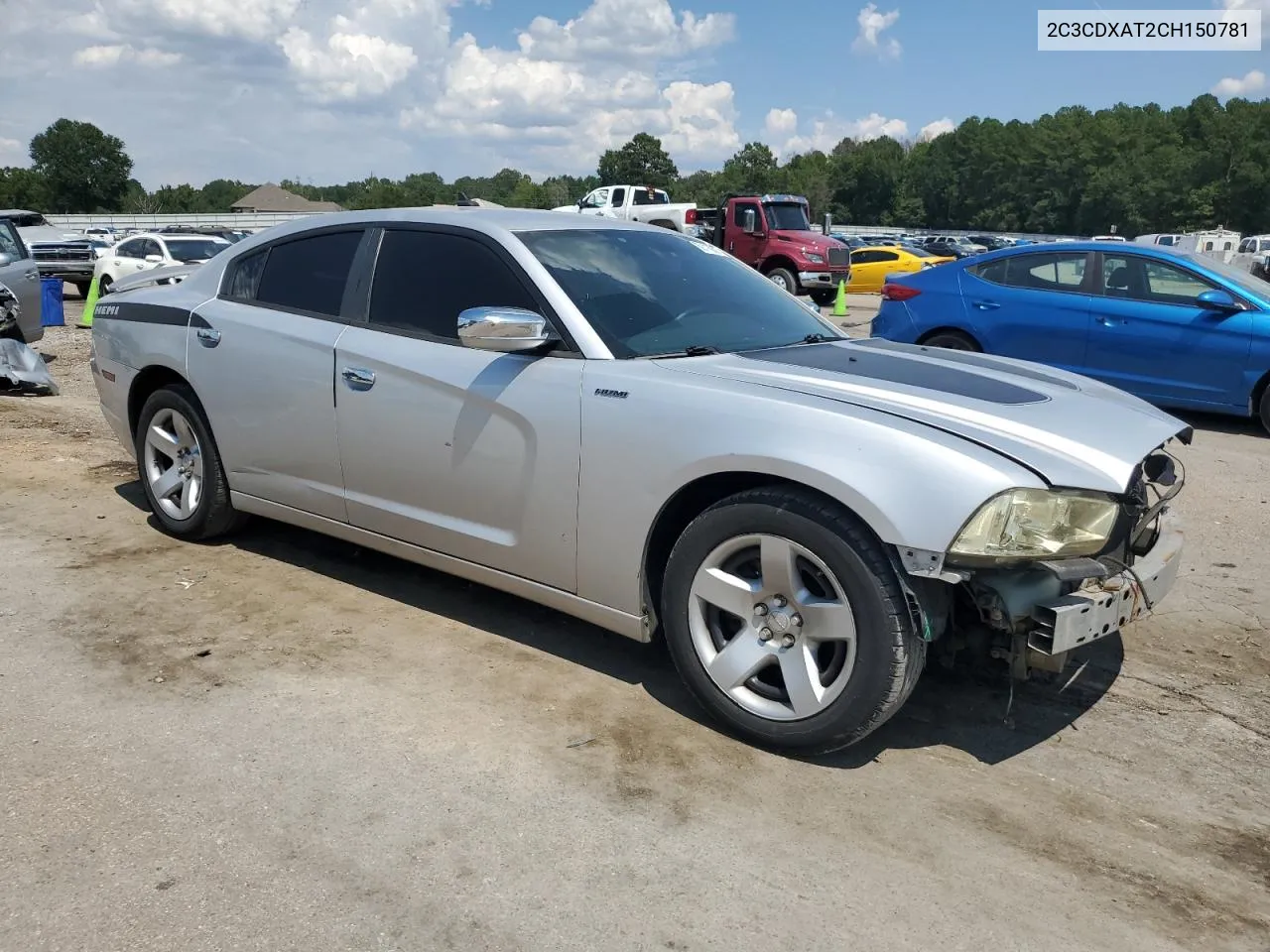 2012 Dodge Charger Police VIN: 2C3CDXAT2CH150781 Lot: 69115694