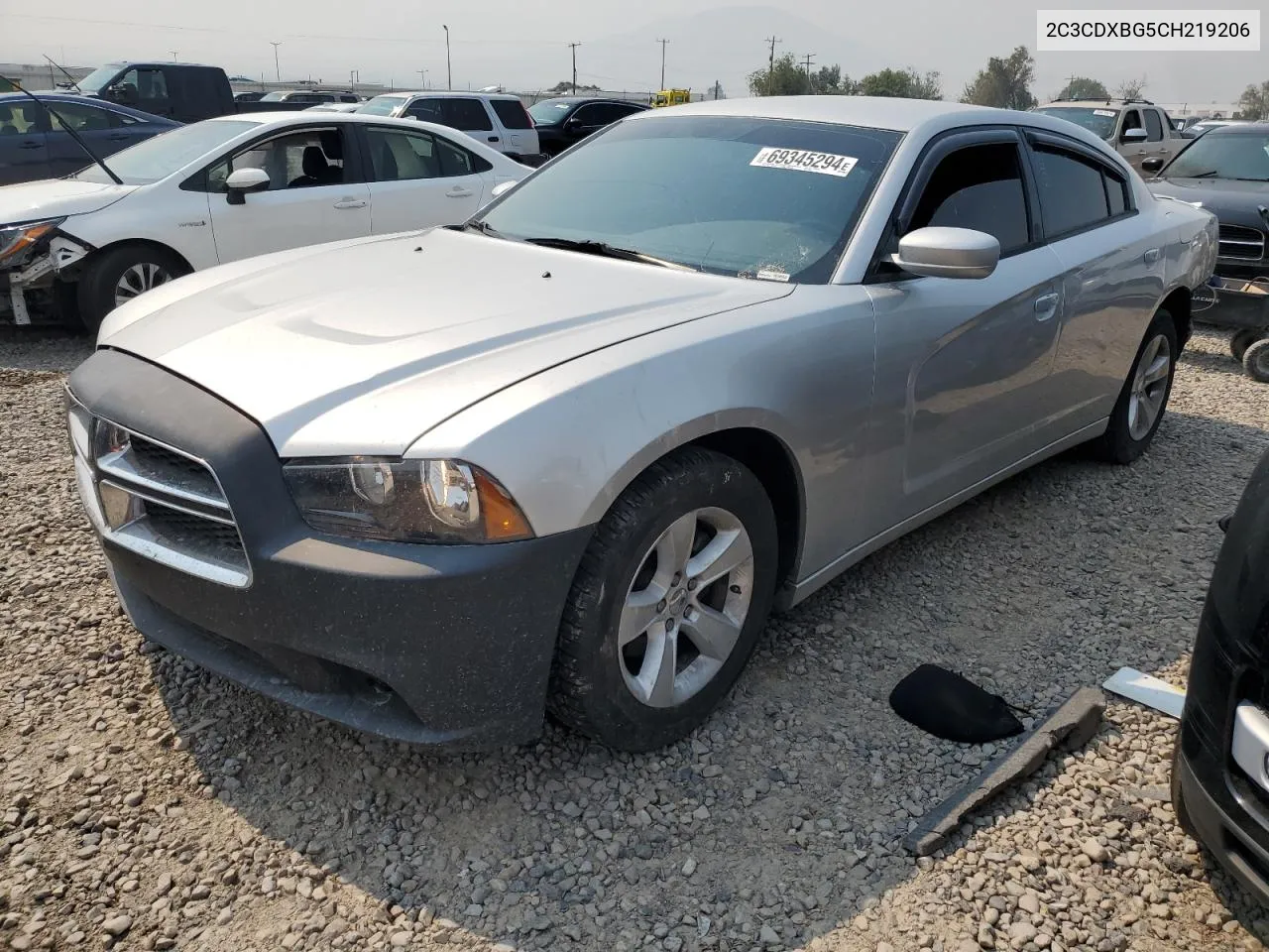 2012 Dodge Charger Se VIN: 2C3CDXBG5CH219206 Lot: 69345294