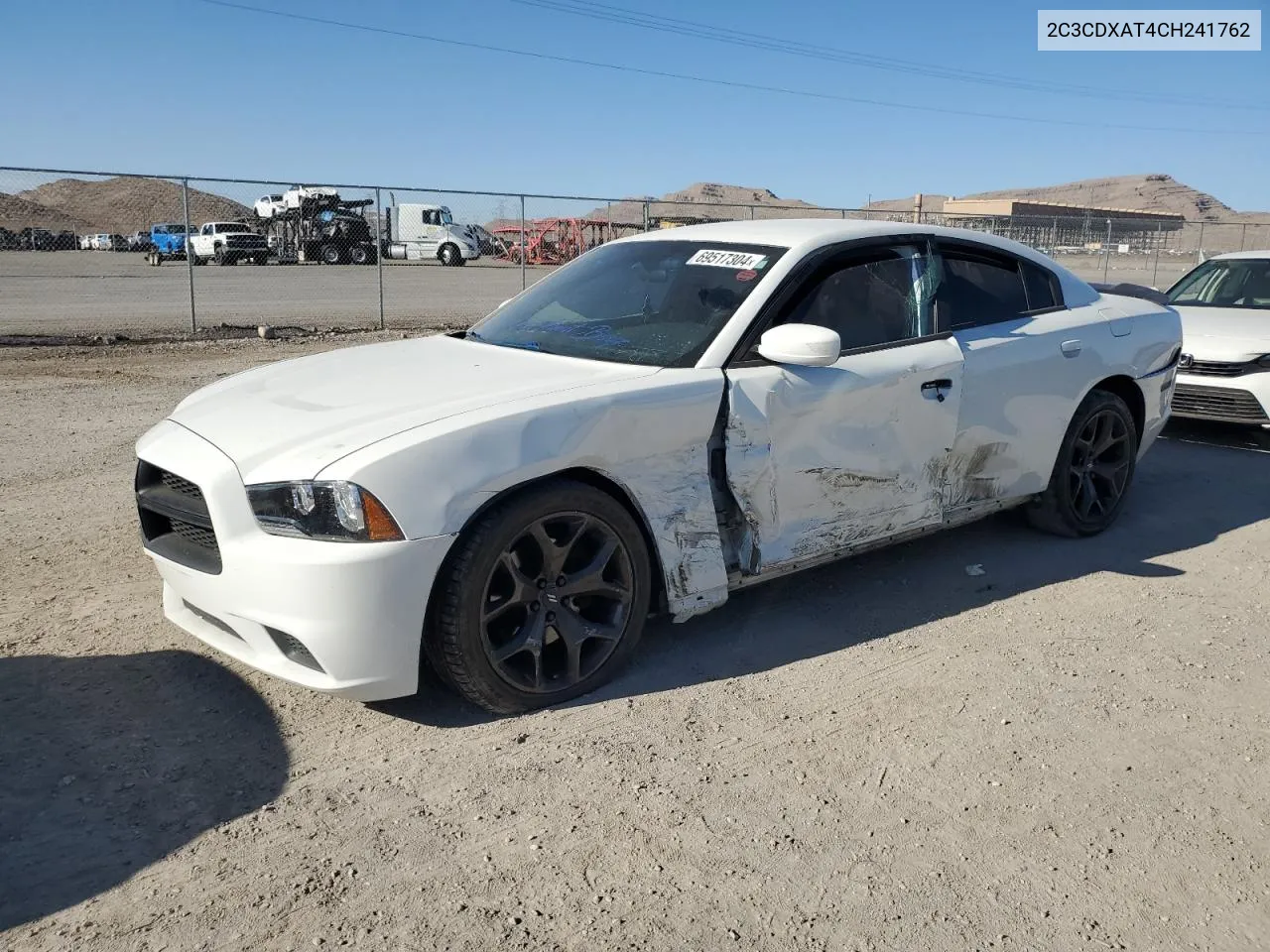 2012 Dodge Charger Police VIN: 2C3CDXAT4CH241762 Lot: 69517304