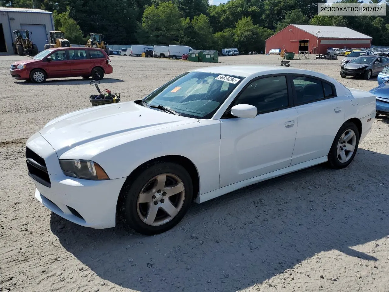 2012 Dodge Charger Police VIN: 2C3CDXAT0CH207074 Lot: 69558294