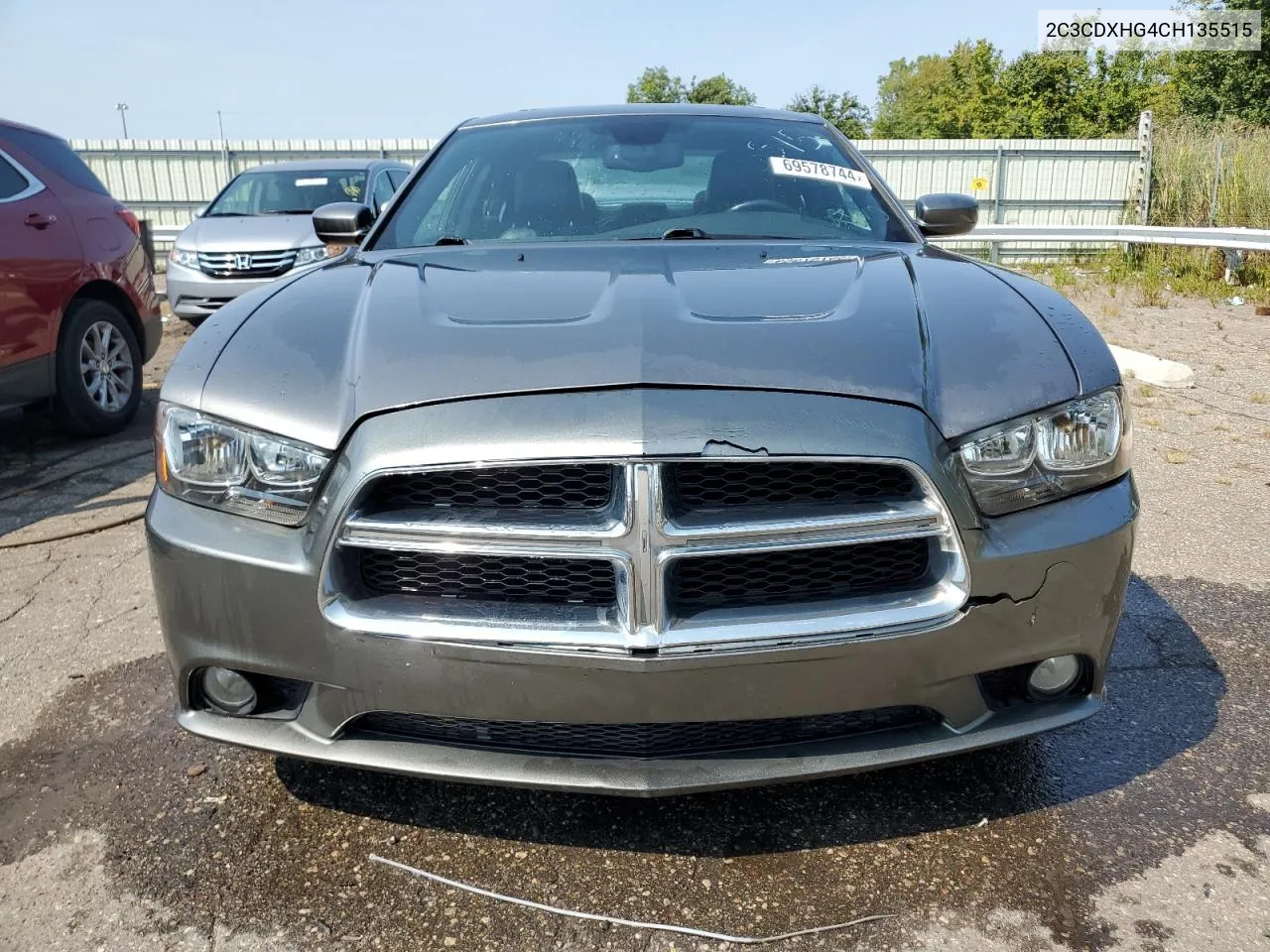 2012 Dodge Charger Sxt VIN: 2C3CDXHG4CH135515 Lot: 69578744