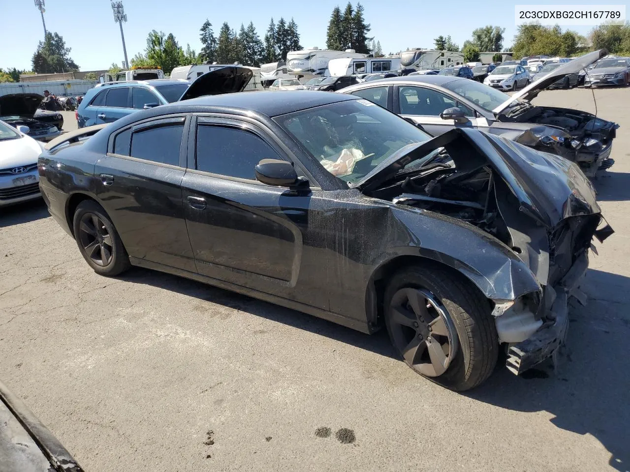 2012 Dodge Charger Se VIN: 2C3CDXBG2CH167789 Lot: 69833374