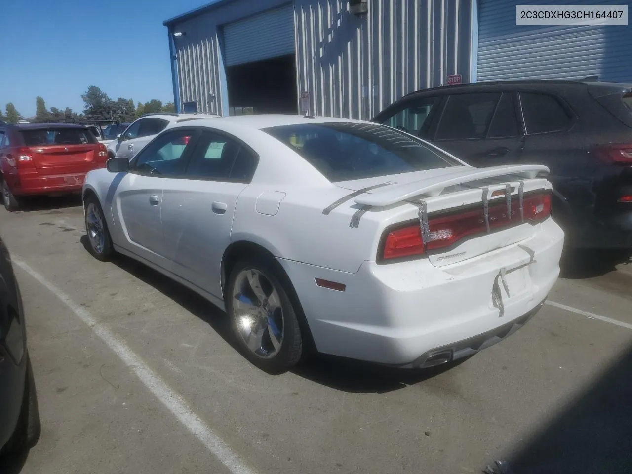 2012 Dodge Charger Sxt VIN: 2C3CDXHG3CH164407 Lot: 70430764