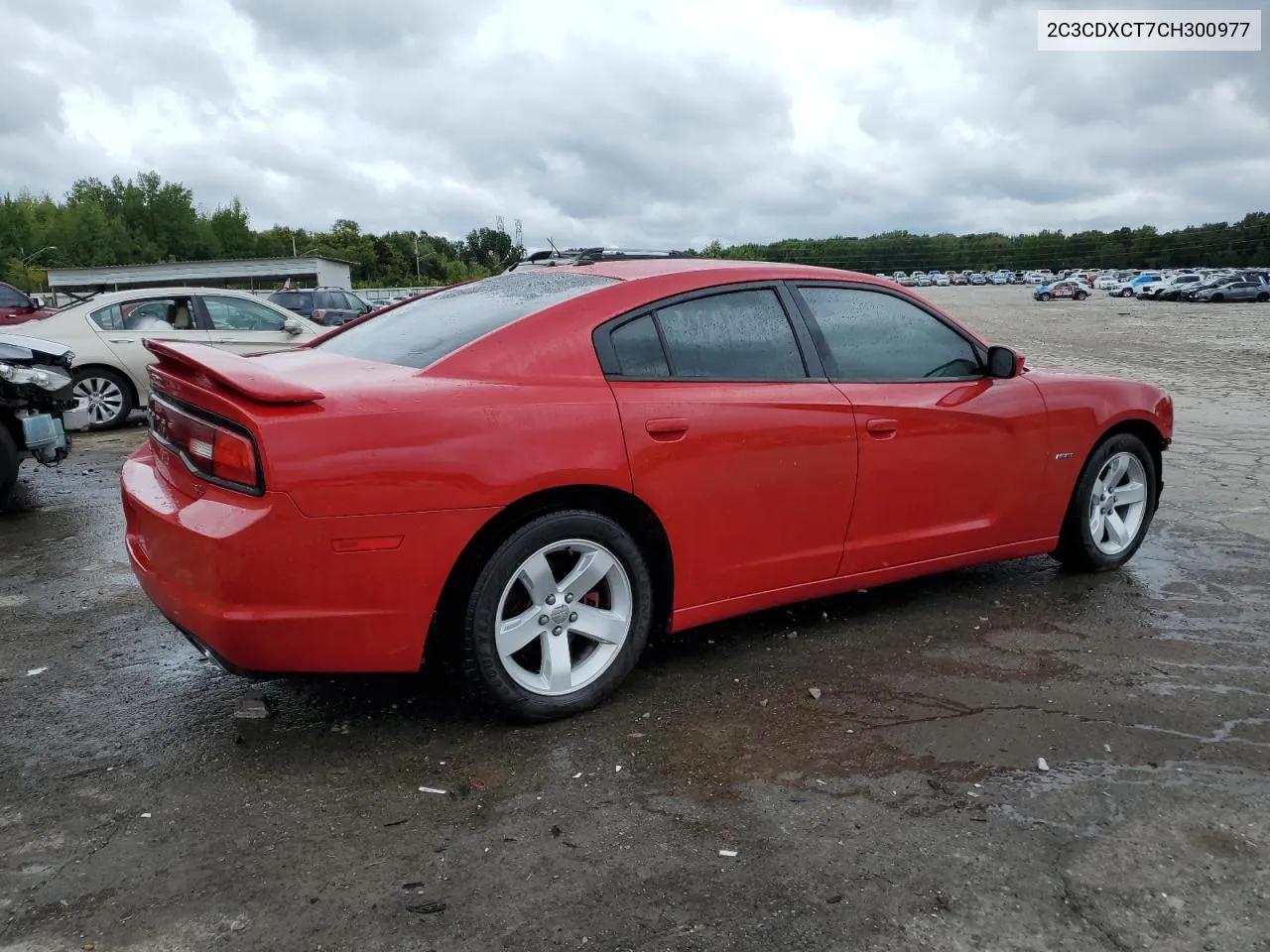 2012 Dodge Charger R/T VIN: 2C3CDXCT7CH300977 Lot: 70567344