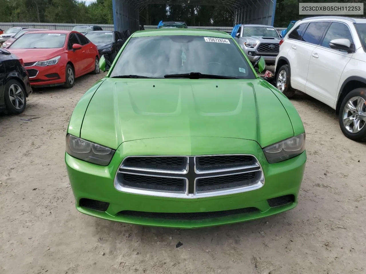 2012 Dodge Charger Se VIN: 2C3CDXBG5CH112253 Lot: 70672854