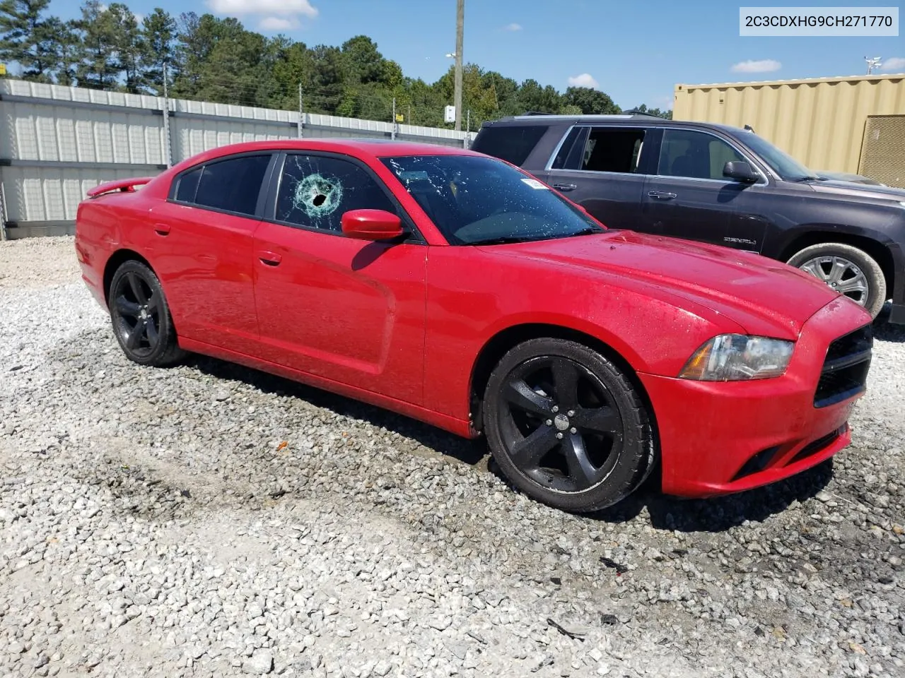 2012 Dodge Charger Sxt VIN: 2C3CDXHG9CH271770 Lot: 70830684