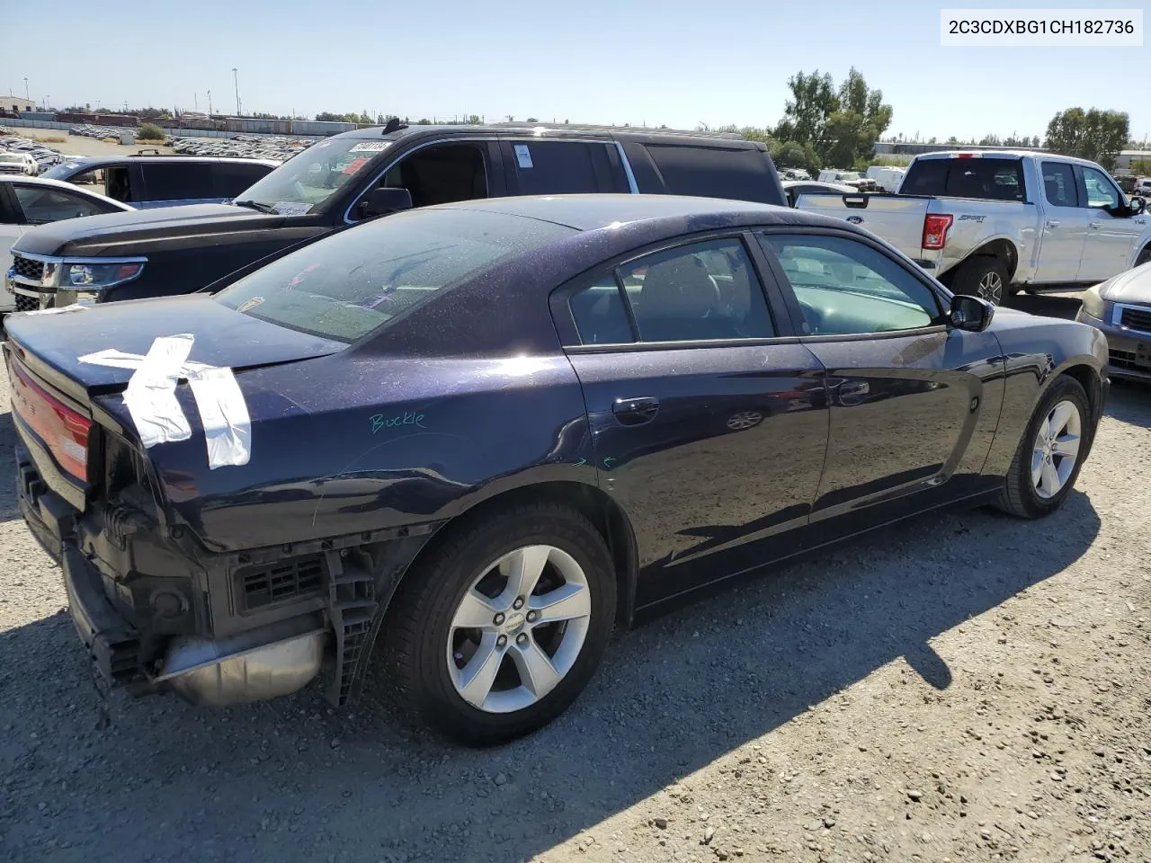 2012 Dodge Charger Se VIN: 2C3CDXBG1CH182736 Lot: 71058574