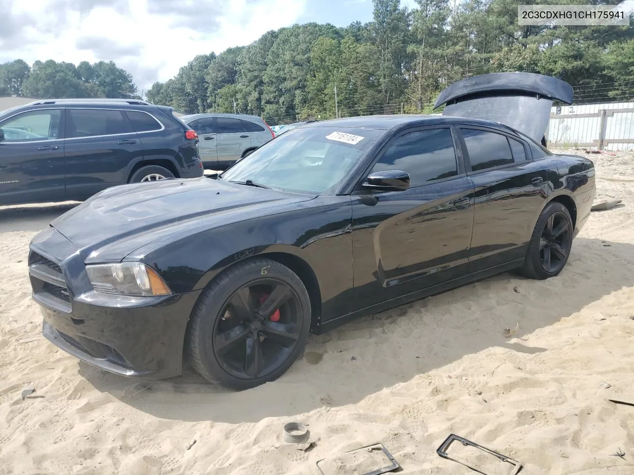 2012 Dodge Charger Sxt VIN: 2C3CDXHG1CH175941 Lot: 71161104