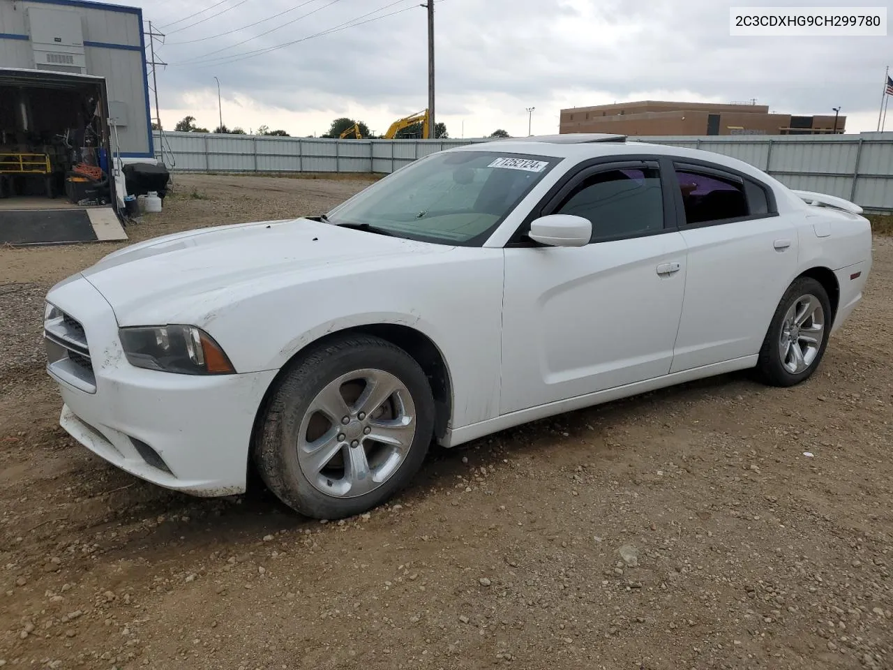 2C3CDXHG9CH299780 2012 Dodge Charger Sxt