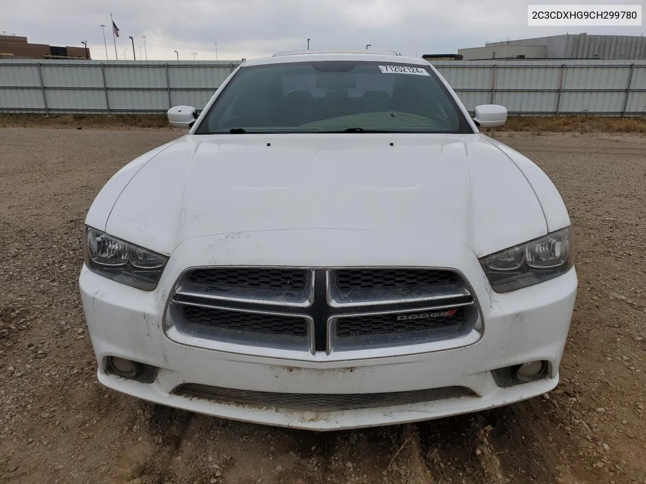 2012 Dodge Charger Sxt VIN: 2C3CDXHG9CH299780 Lot: 71252124