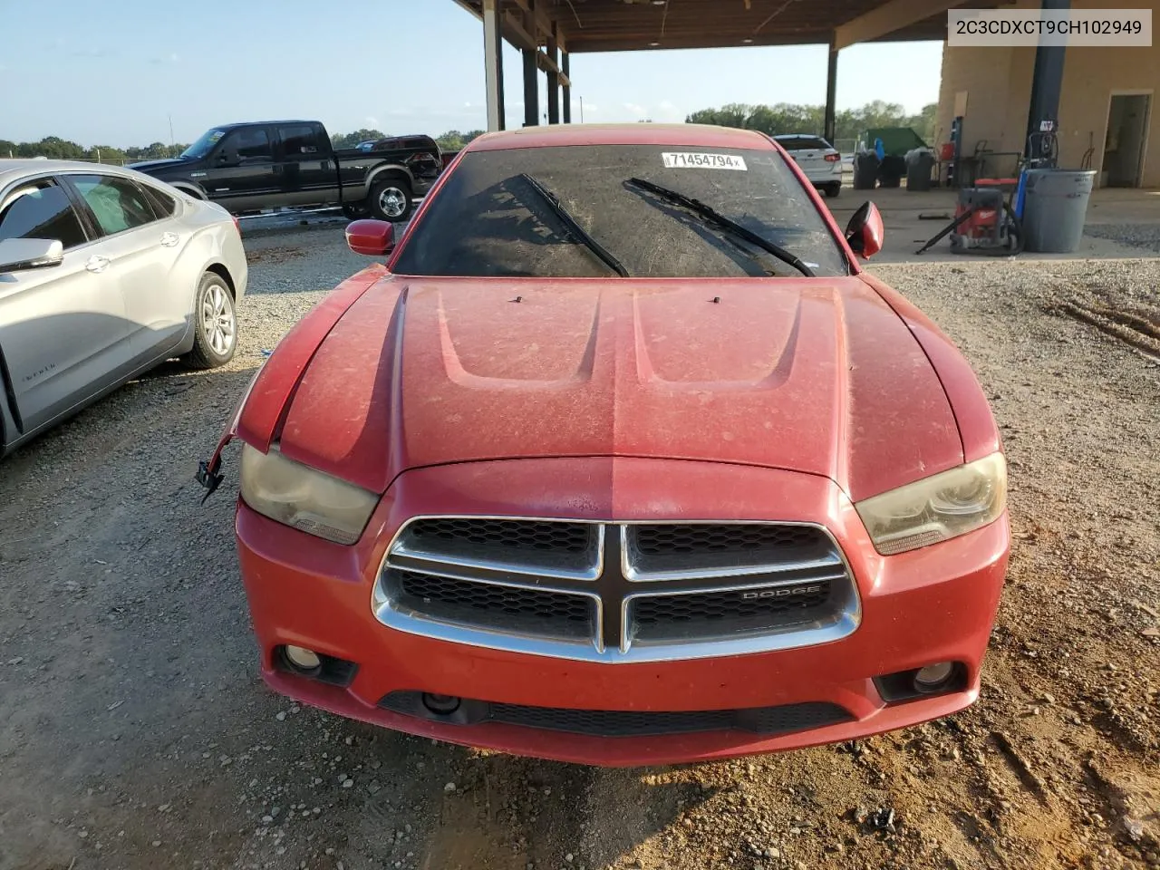 2012 Dodge Charger R/T VIN: 2C3CDXCT9CH102949 Lot: 71454794