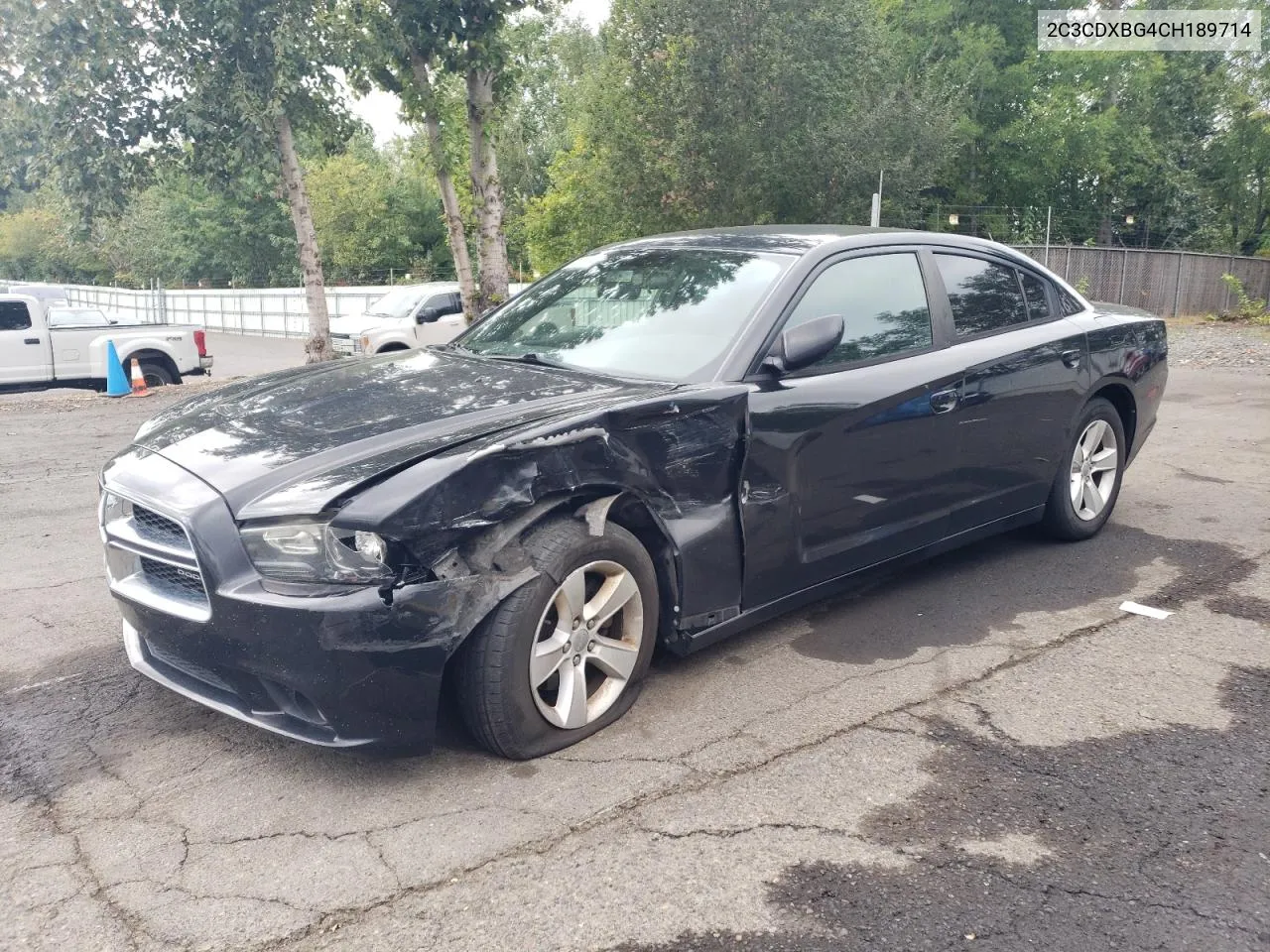 2012 Dodge Charger Se VIN: 2C3CDXBG4CH189714 Lot: 71572454