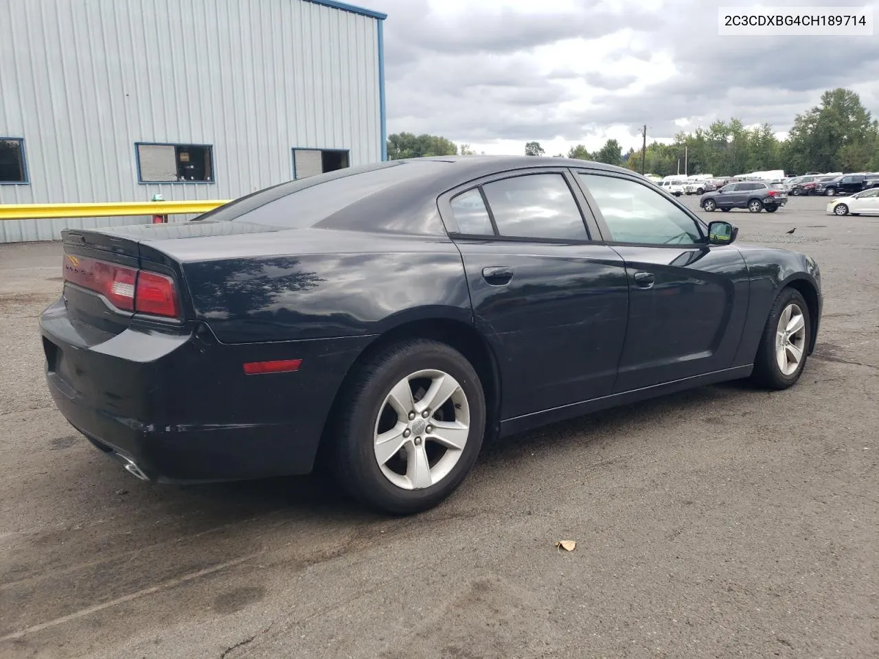 2012 Dodge Charger Se VIN: 2C3CDXBG4CH189714 Lot: 71572454