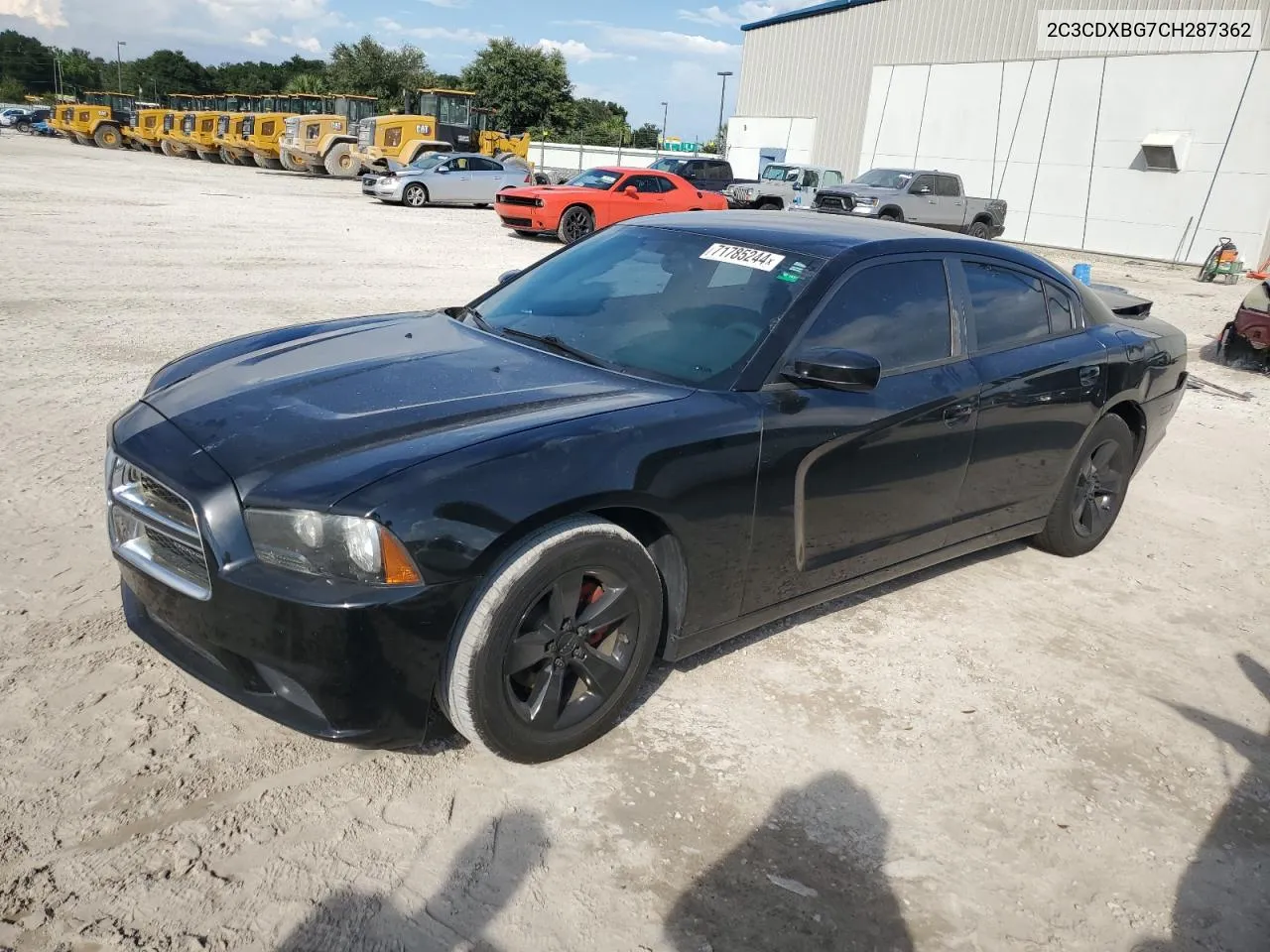 2012 Dodge Charger Se VIN: 2C3CDXBG7CH287362 Lot: 71785244