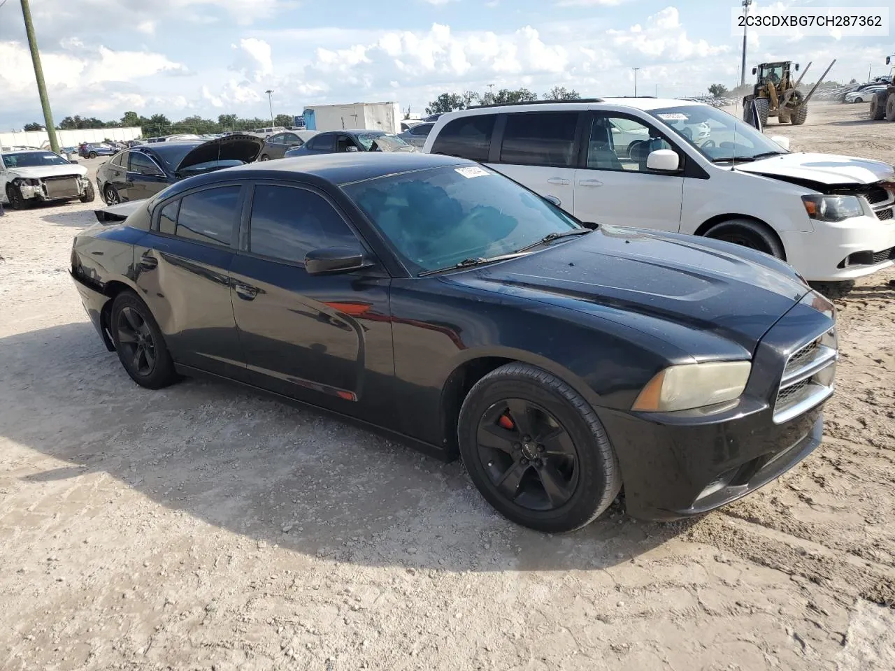 2012 Dodge Charger Se VIN: 2C3CDXBG7CH287362 Lot: 71785244