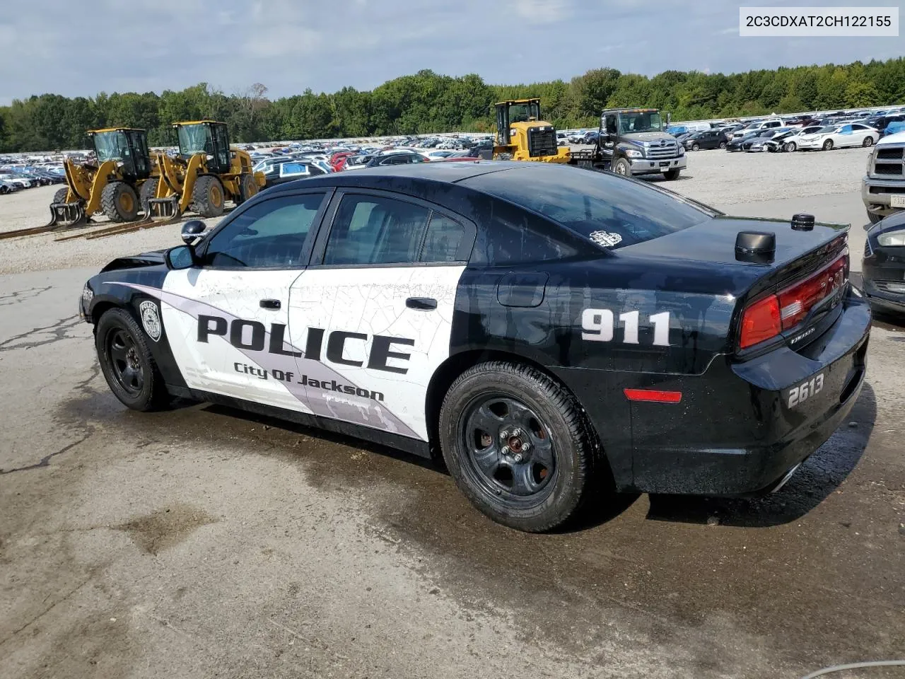 2012 Dodge Charger Police VIN: 2C3CDXAT2CH122155 Lot: 72037984