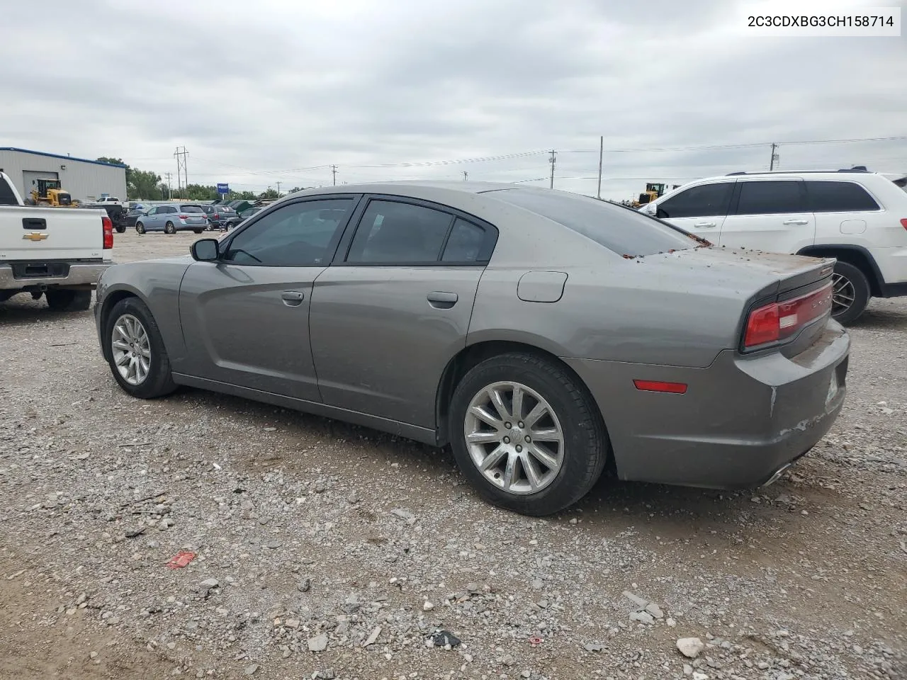 2012 Dodge Charger Se VIN: 2C3CDXBG3CH158714 Lot: 72433704