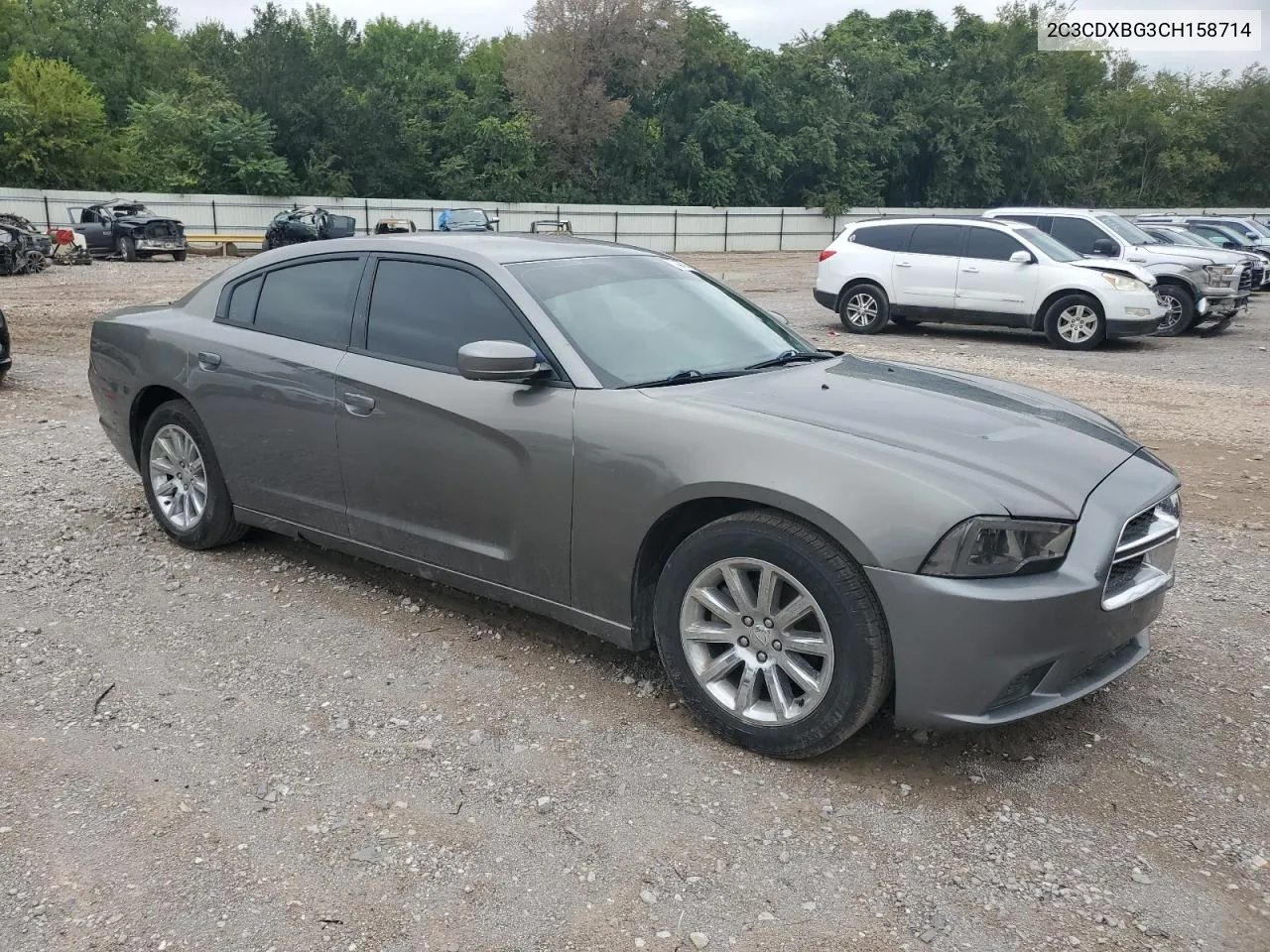 2012 Dodge Charger Se VIN: 2C3CDXBG3CH158714 Lot: 72433704