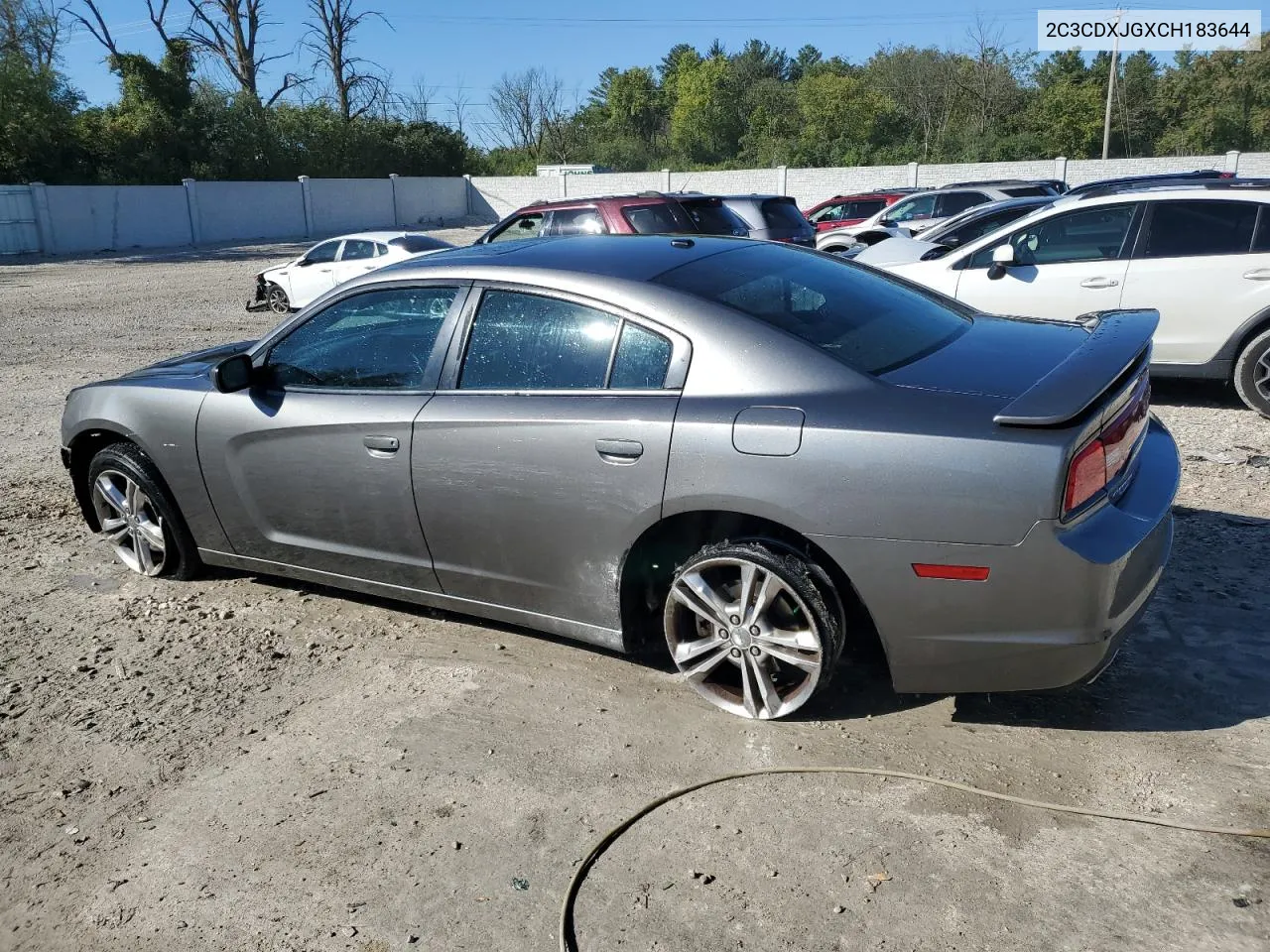 2012 Dodge Charger Sxt VIN: 2C3CDXJGXCH183644 Lot: 72725294