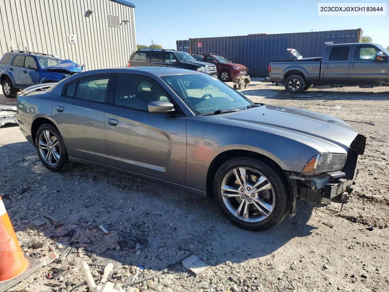 2012 Dodge Charger Sxt VIN: 2C3CDXJGXCH183644 Lot: 72725294