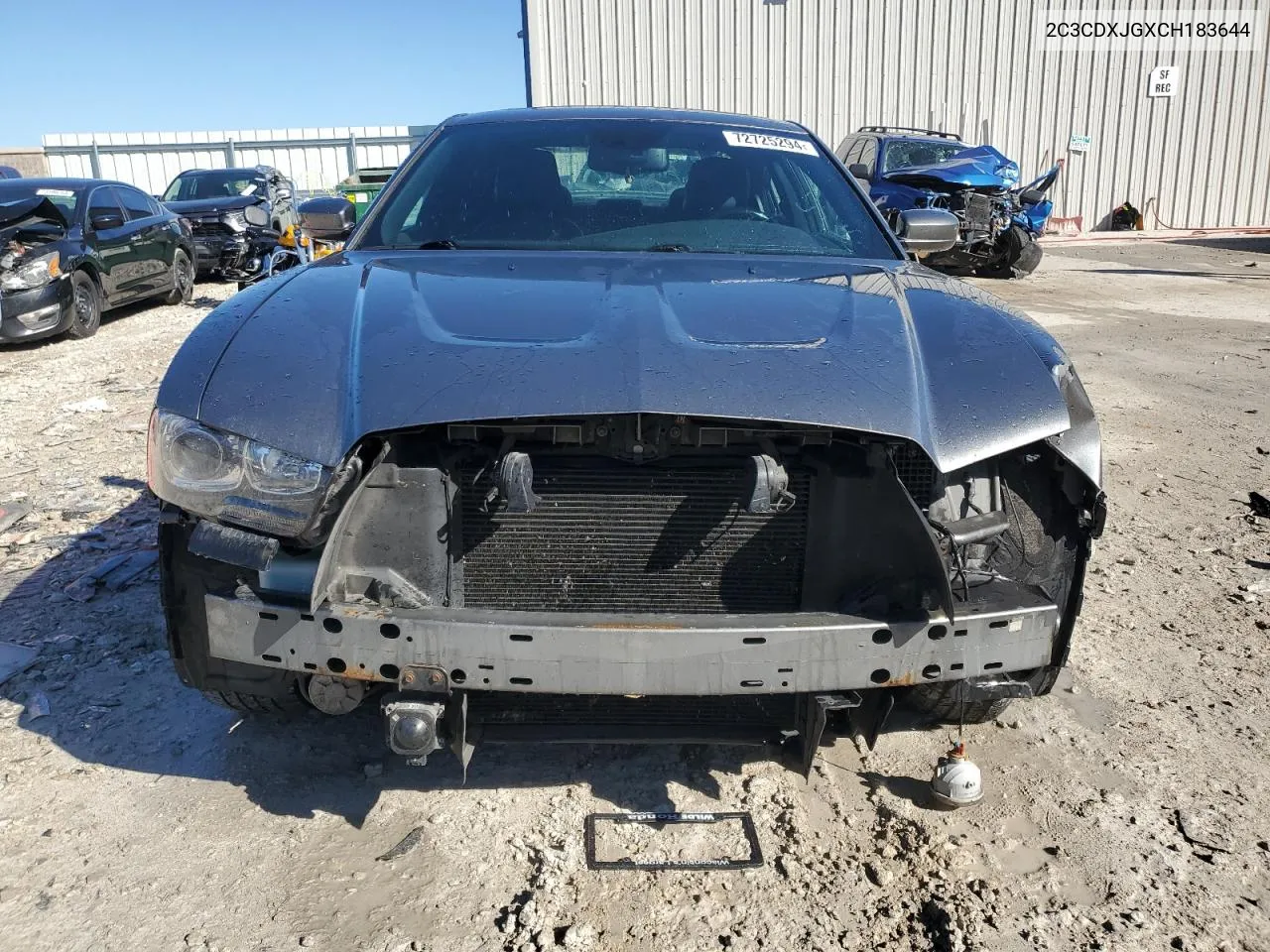 2C3CDXJGXCH183644 2012 Dodge Charger Sxt