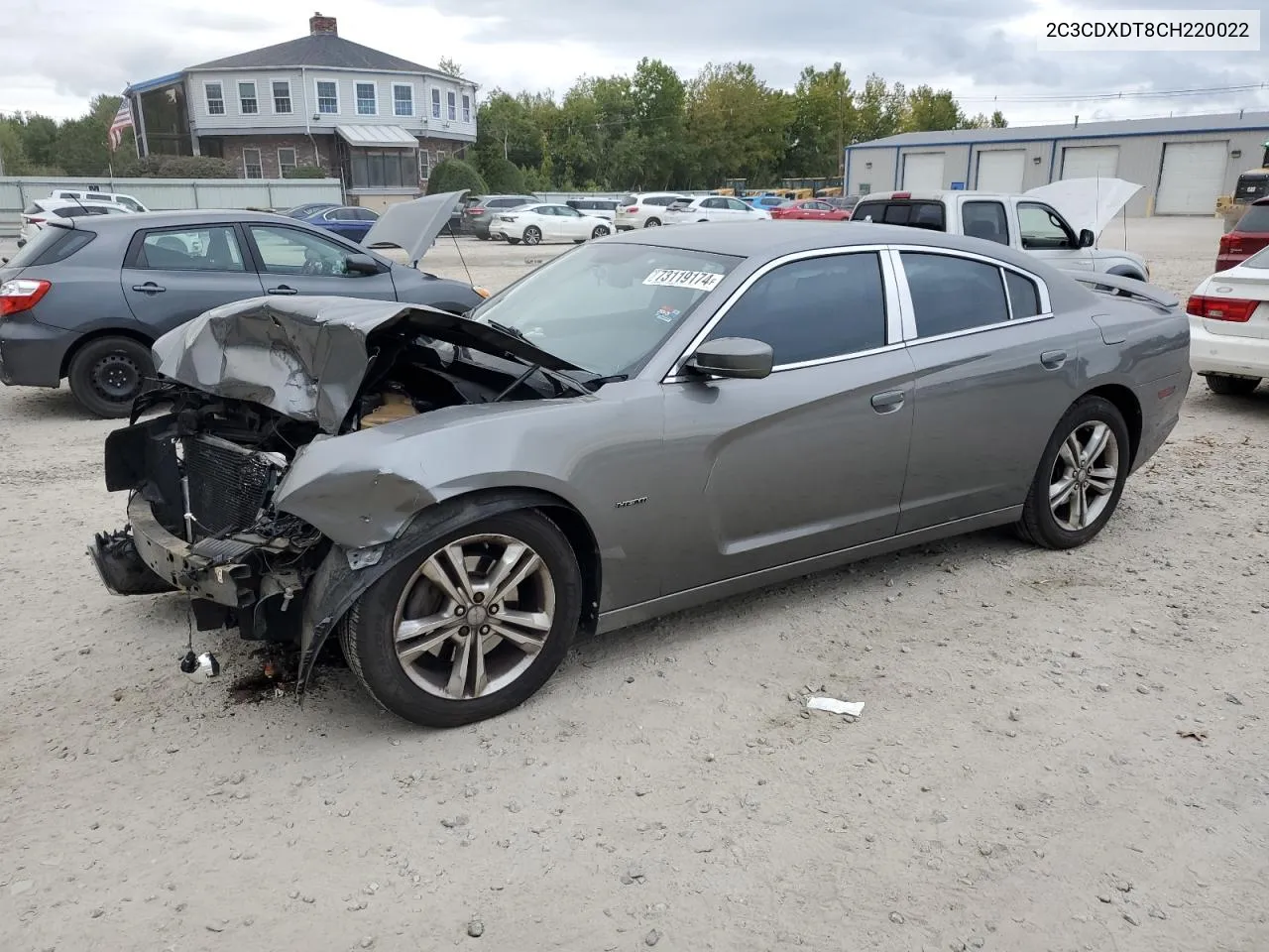 2012 Dodge Charger R/T VIN: 2C3CDXDT8CH220022 Lot: 73119174