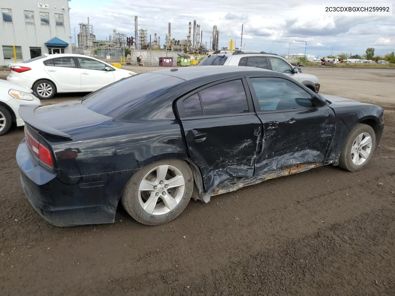 2012 Dodge Charger Se VIN: 2C3CDXBGXCH259992 Lot: 73211764