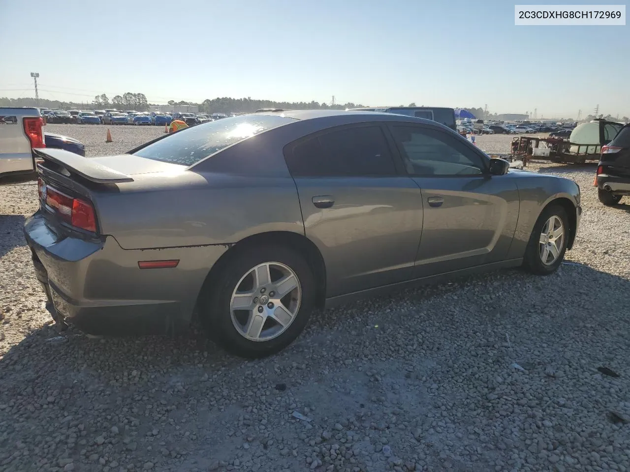 2012 Dodge Charger Sxt VIN: 2C3CDXHG8CH172969 Lot: 73429584