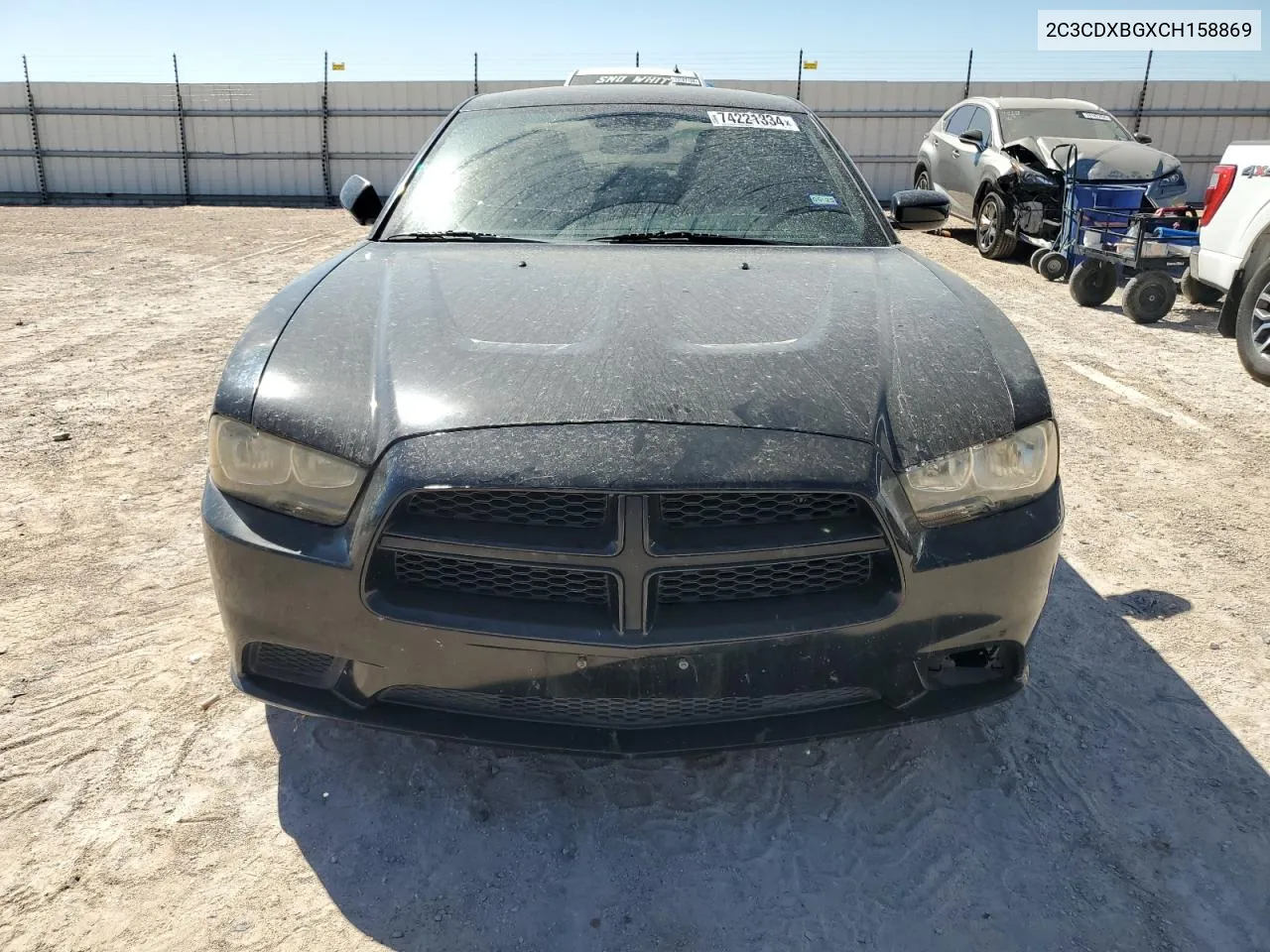 2012 Dodge Charger Se VIN: 2C3CDXBGXCH158869 Lot: 74221334