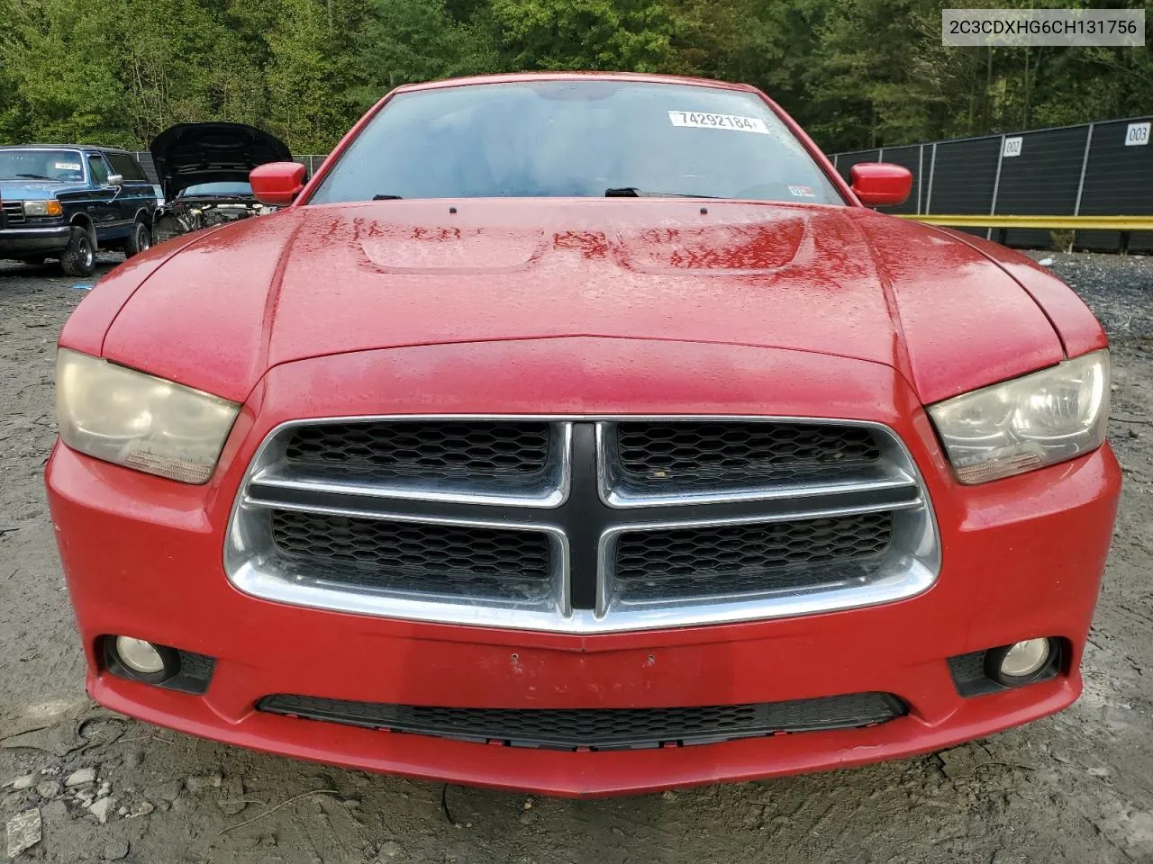 2012 Dodge Charger Sxt VIN: 2C3CDXHG6CH131756 Lot: 74292184